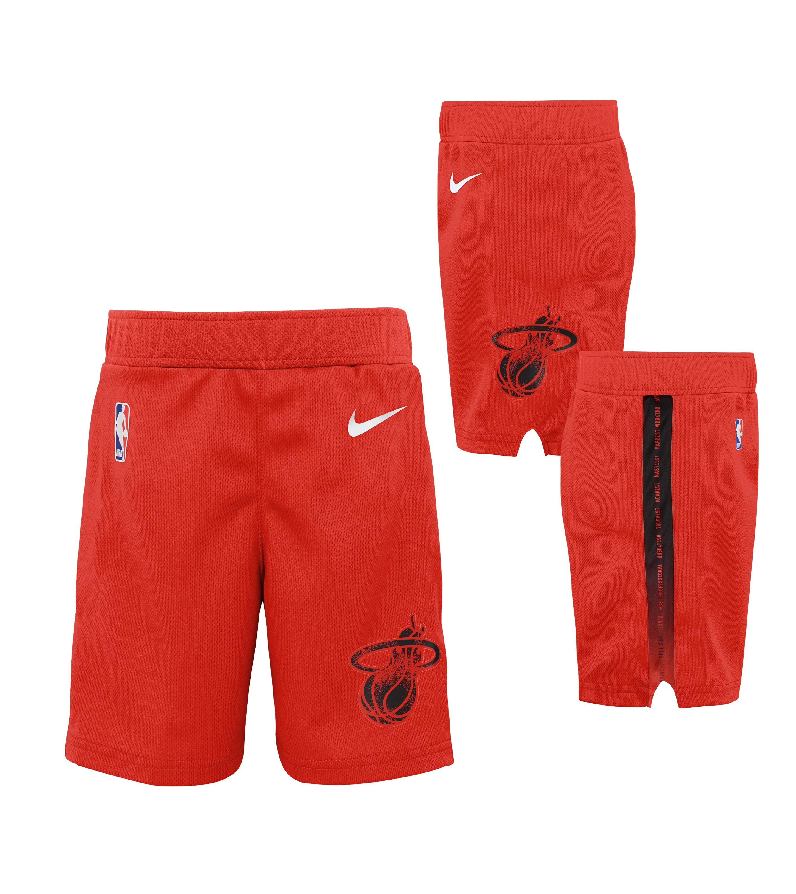 Nike HEAT Culture: Blood Red Toddler Swingman Shorts - Image 4