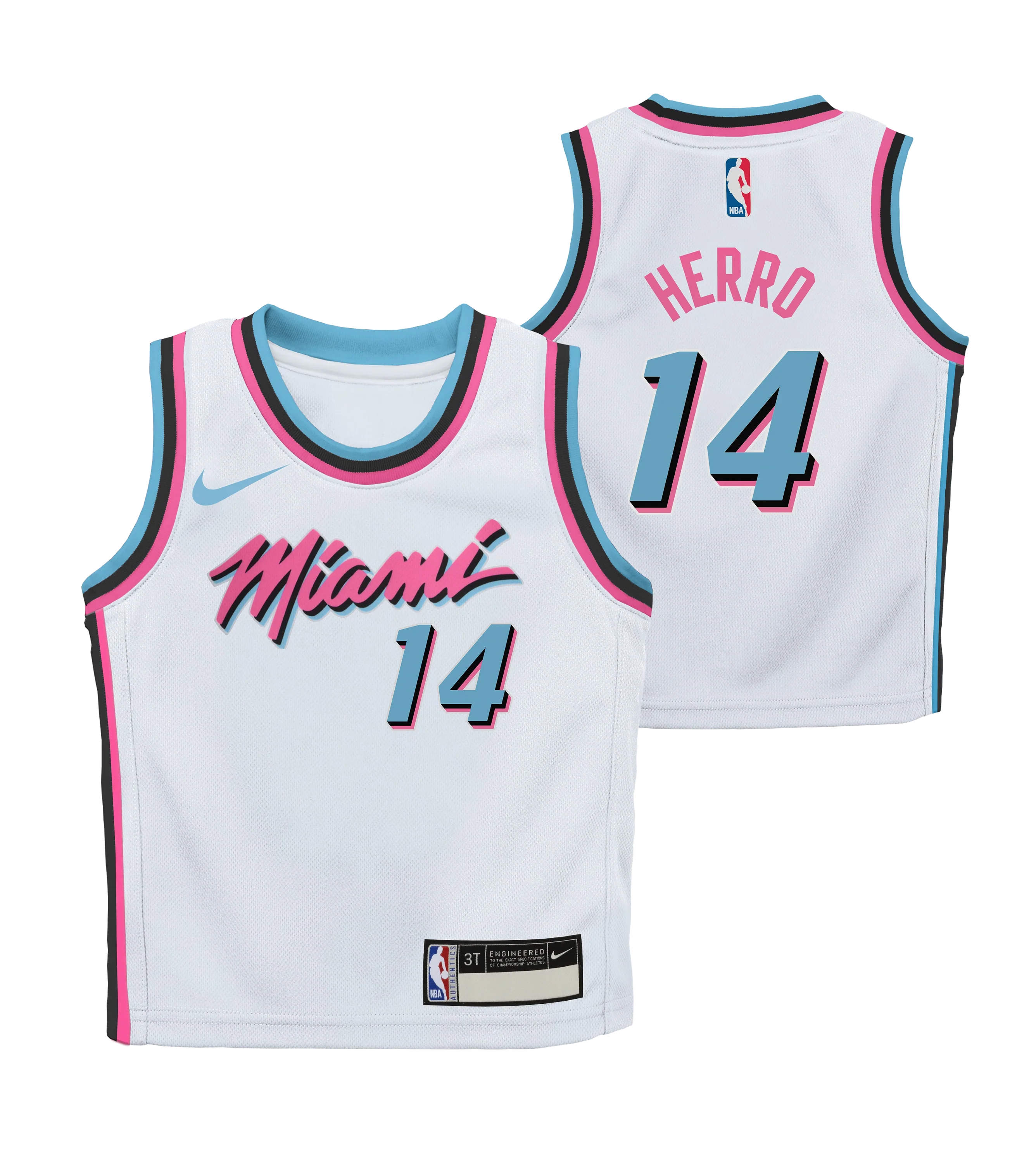 Tyler Herro Nike Original Vice Toddler Replica Jersey - Image 3