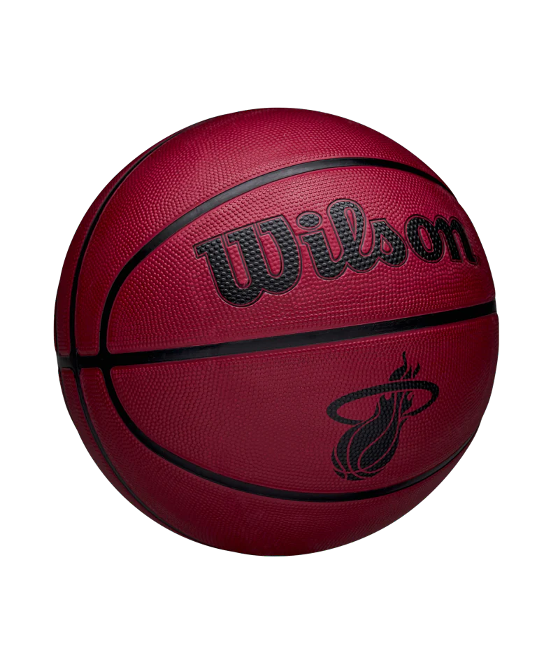 Wilson Miami HEAT Solid Red Basketball - Image 3