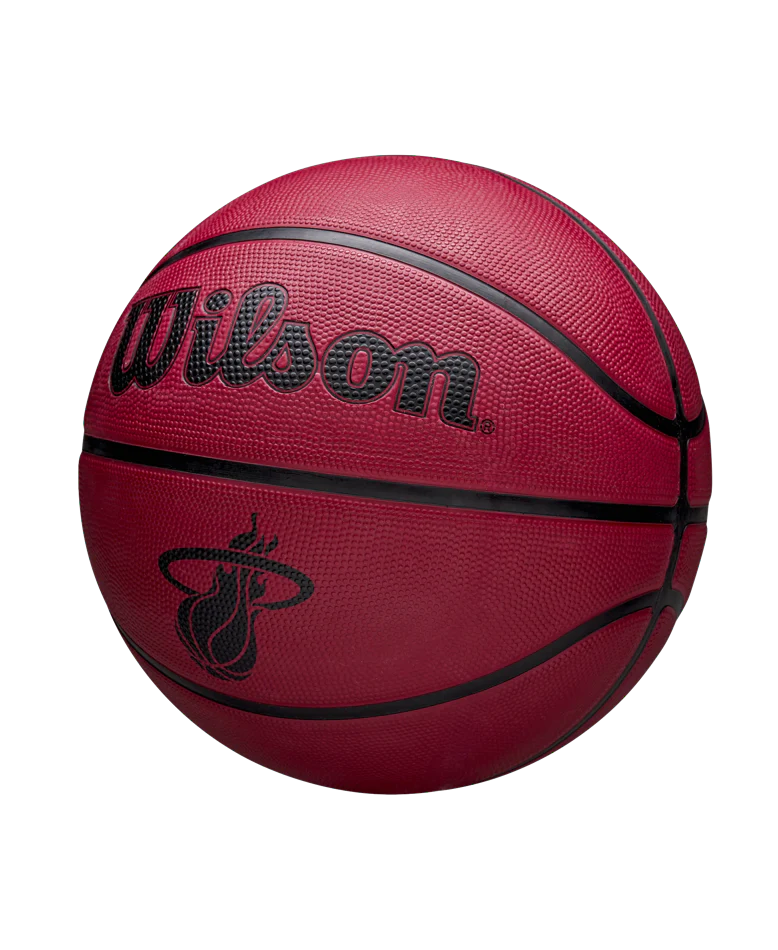 Wilson Miami HEAT Solid Red Basketball - Image 4