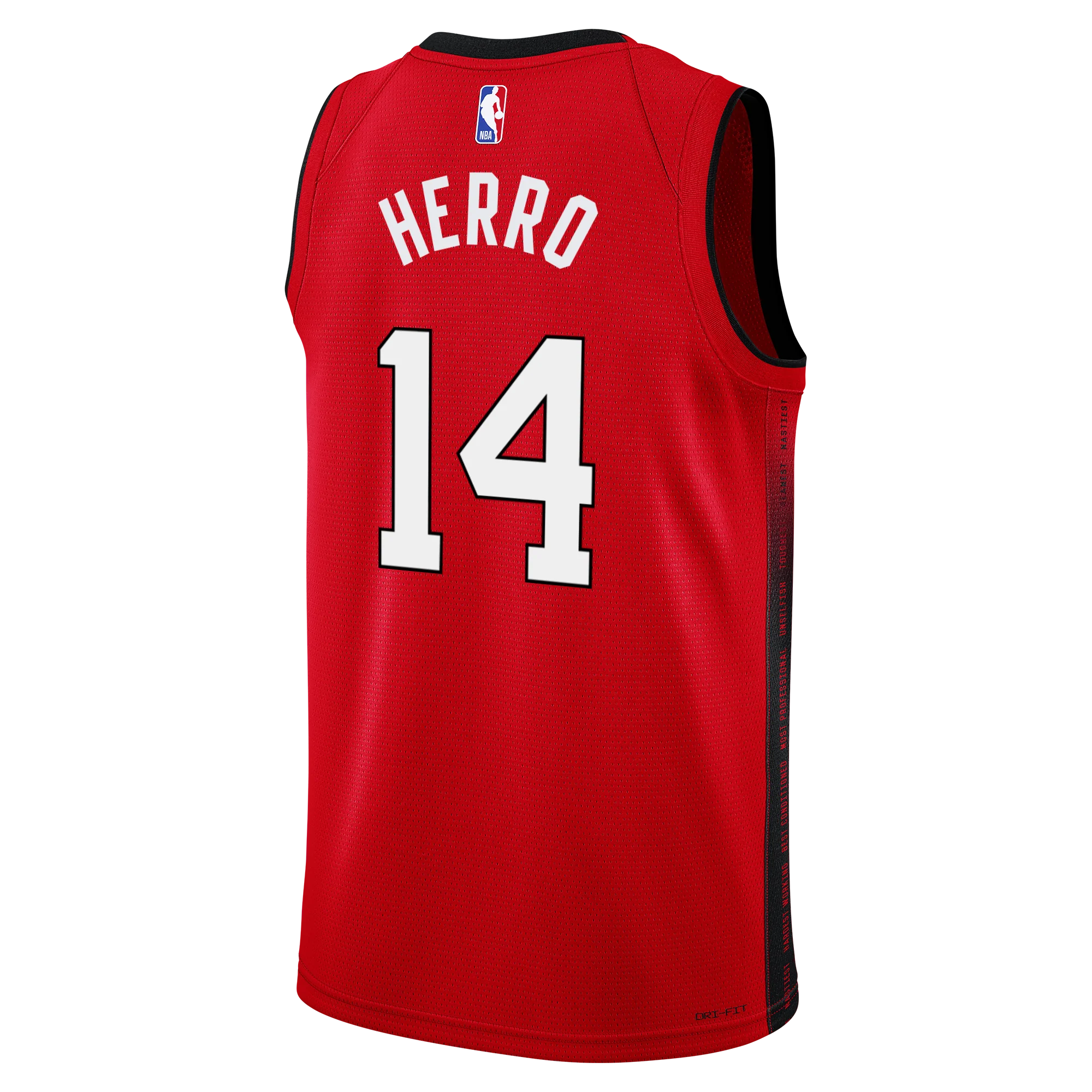 Tyler Herro Nike HEAT Culture: Blood Red Youth Swingman Jersey - Image 2