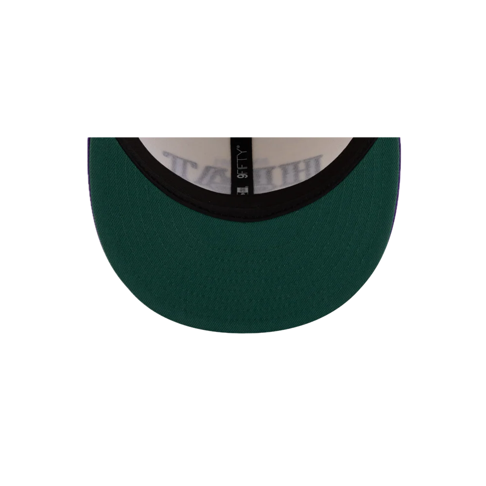 Tyler Herro New Era Cream Purple Snapback - Image 7