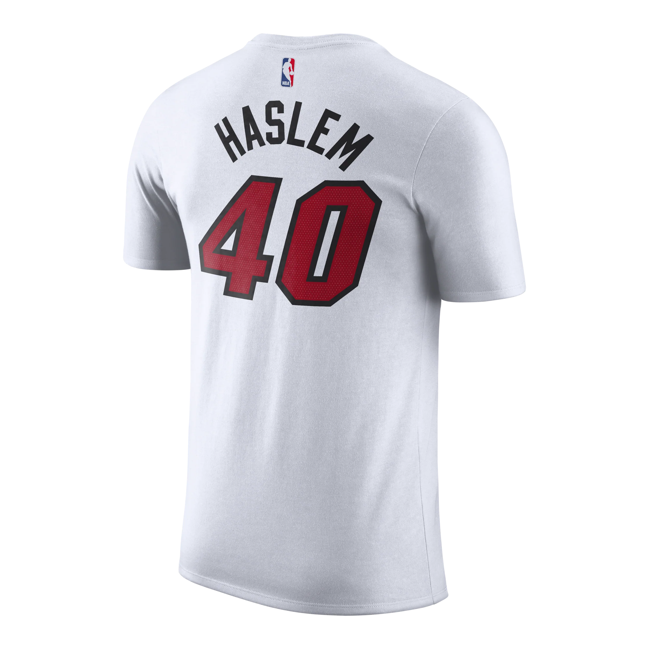 Udonis Haslem Nike Miami HEAT Association White Name & Number Tee - Image 2
