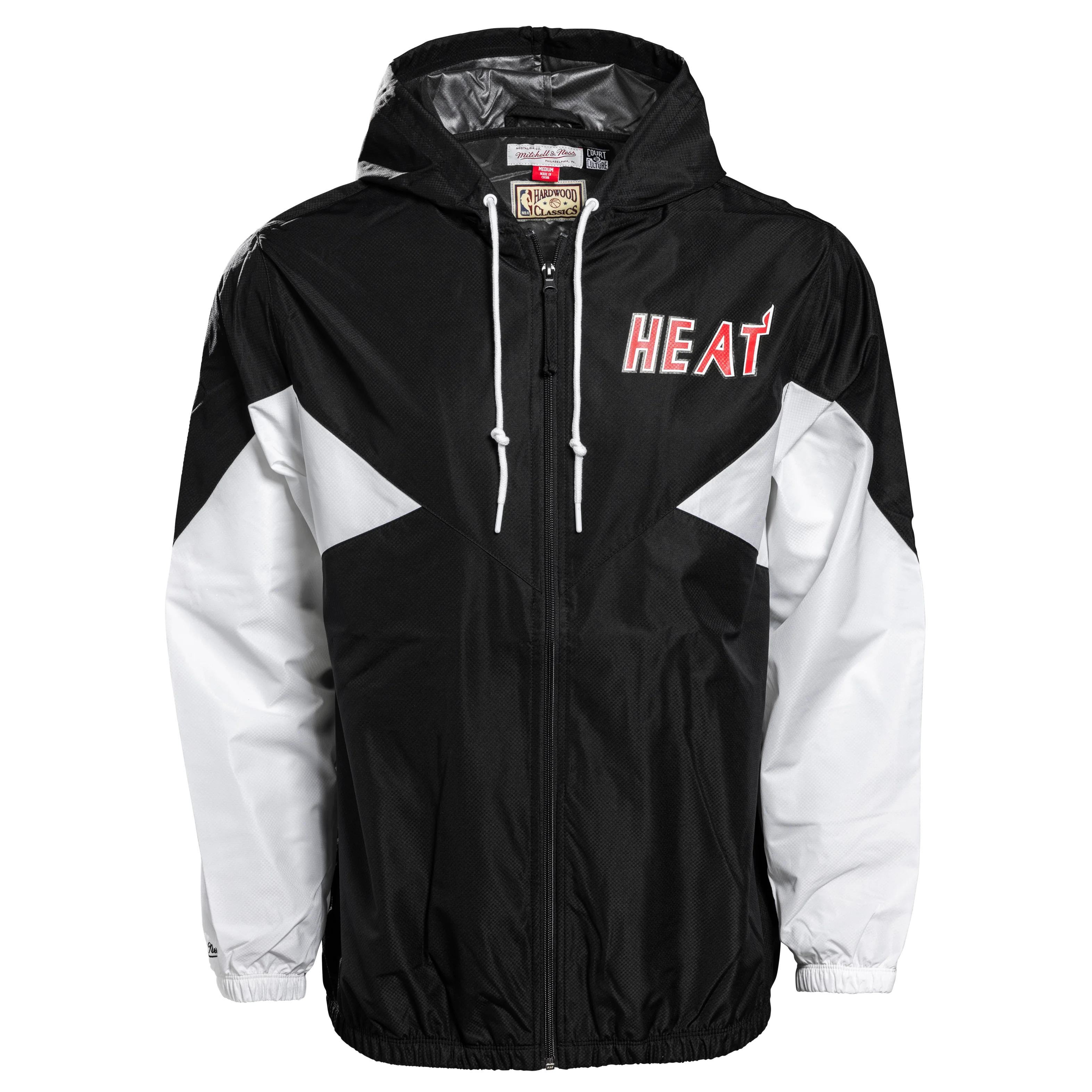 Court Culture x Mitchell & Ness Miami HEAT Windbreaker - Image 2