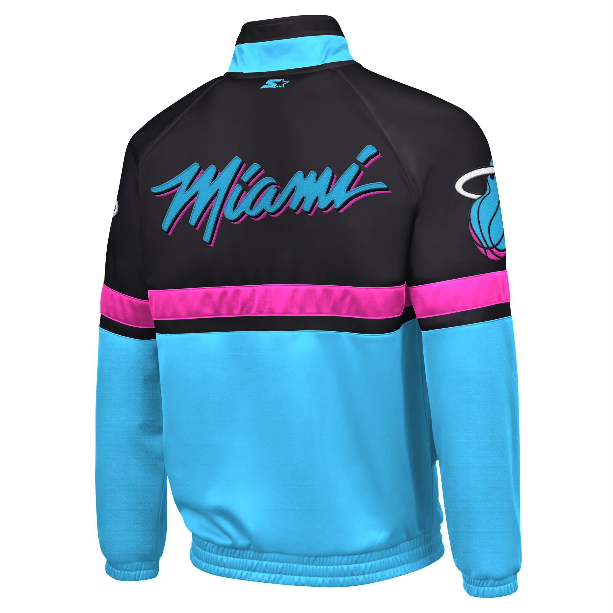 G-III Sports Miami HEAT Original Vice Nights Track Jacket - Image 6