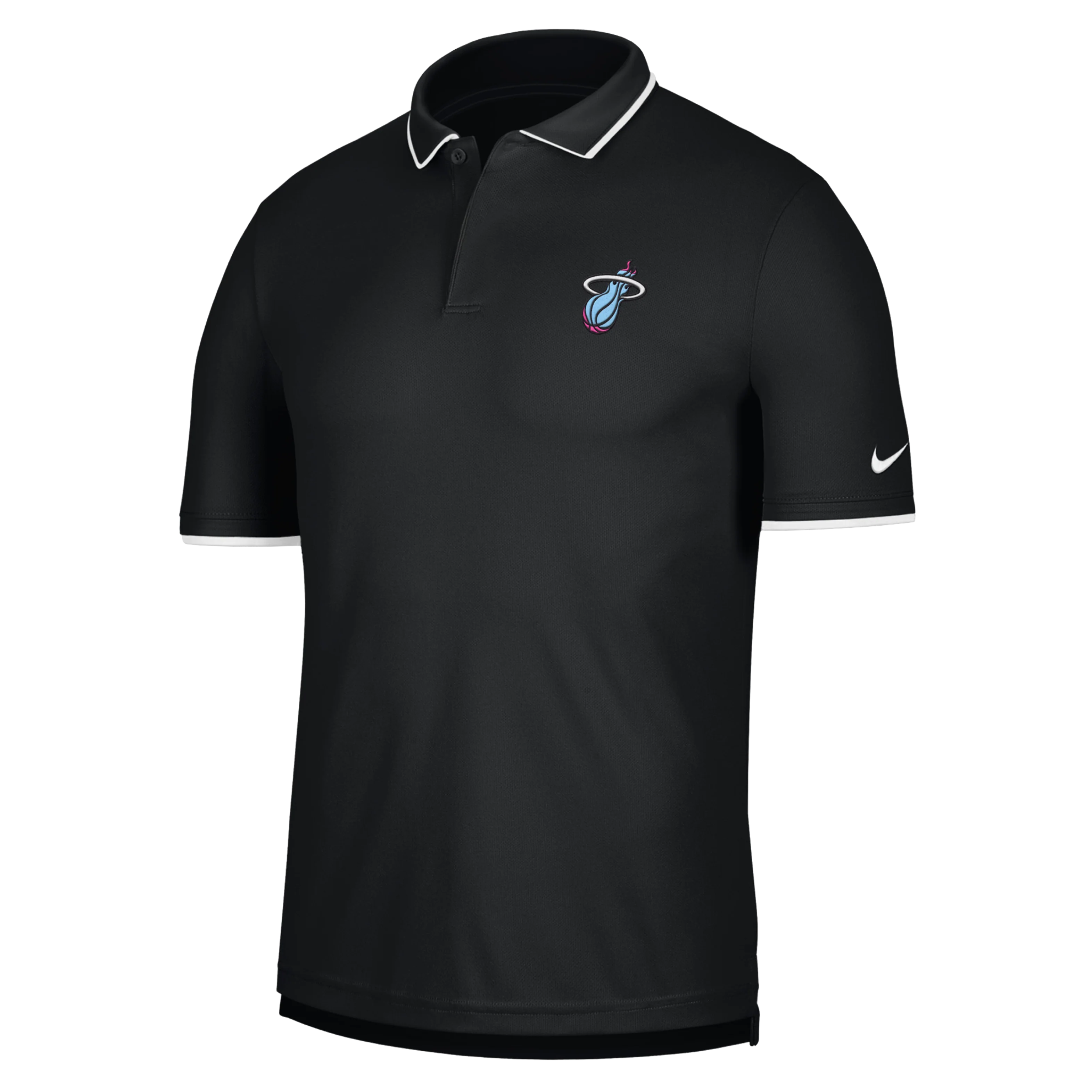 Nike Miami HEAT Original Vice Nights Logo Polo - Image 5