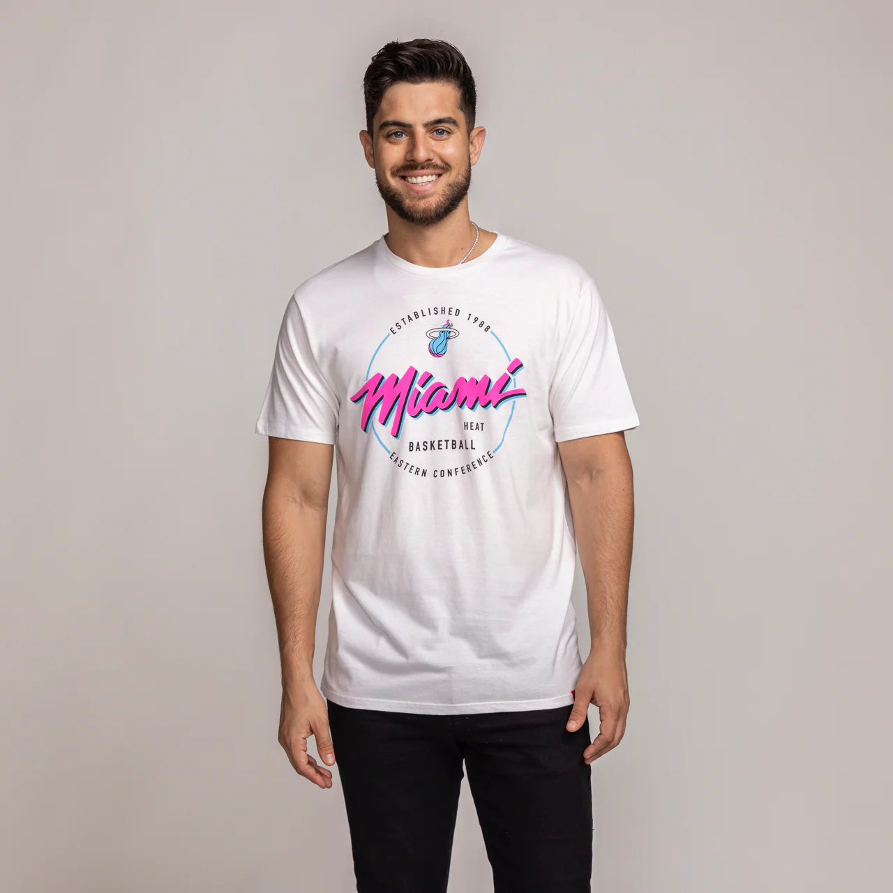 Sportiqe Miami HEAT Original Vice Bingham Tee - Image 4