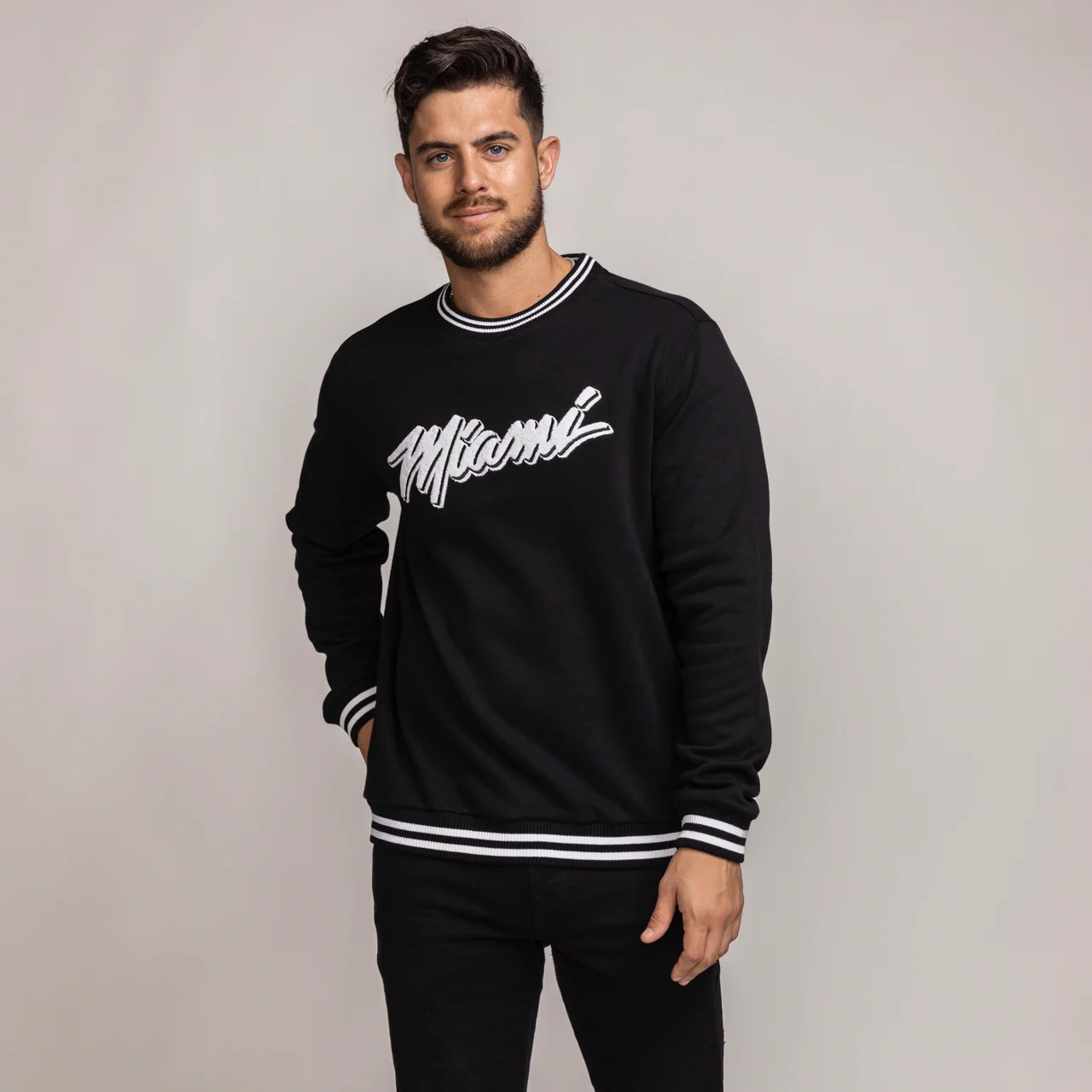Stadium Essentials Miami HEAT Original Vice Club Level Crewneck - Image 4