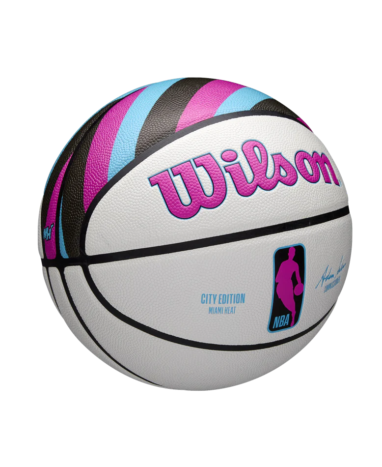 Wilson Miami HEAT Original Vice Collector Basketball - Image 3