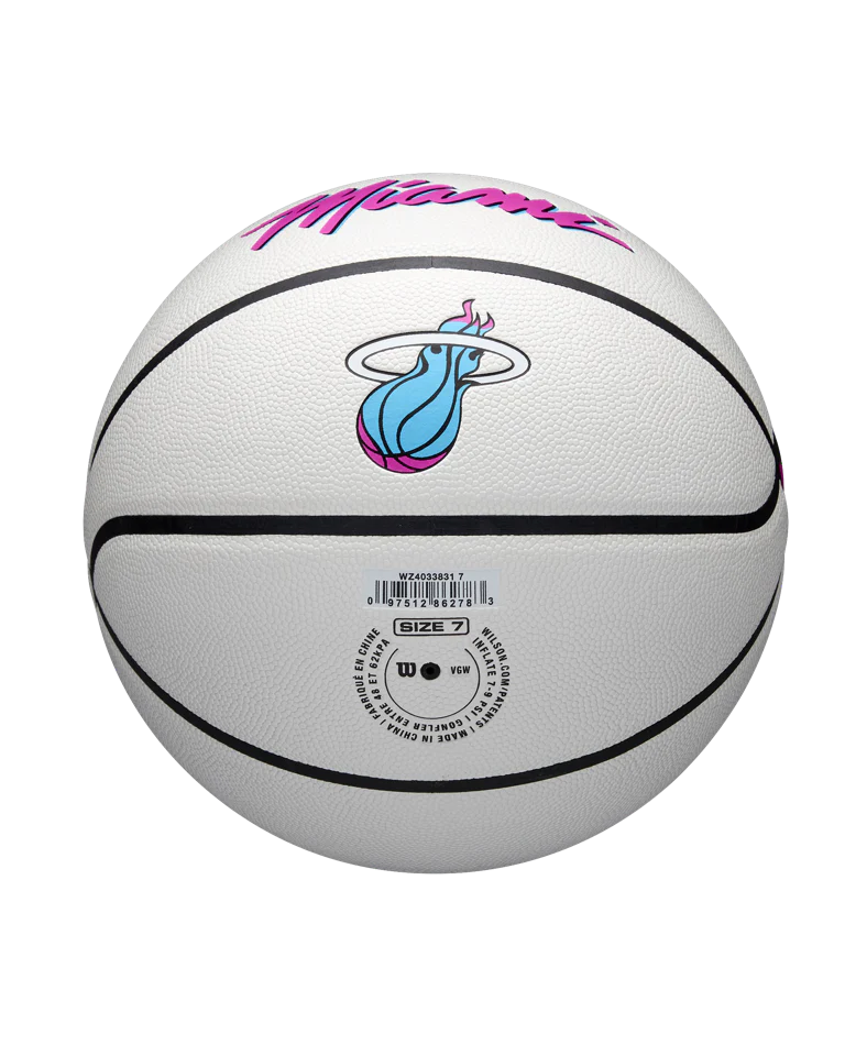 Wilson Miami HEAT Original Vice Collector Basketball - Image 7