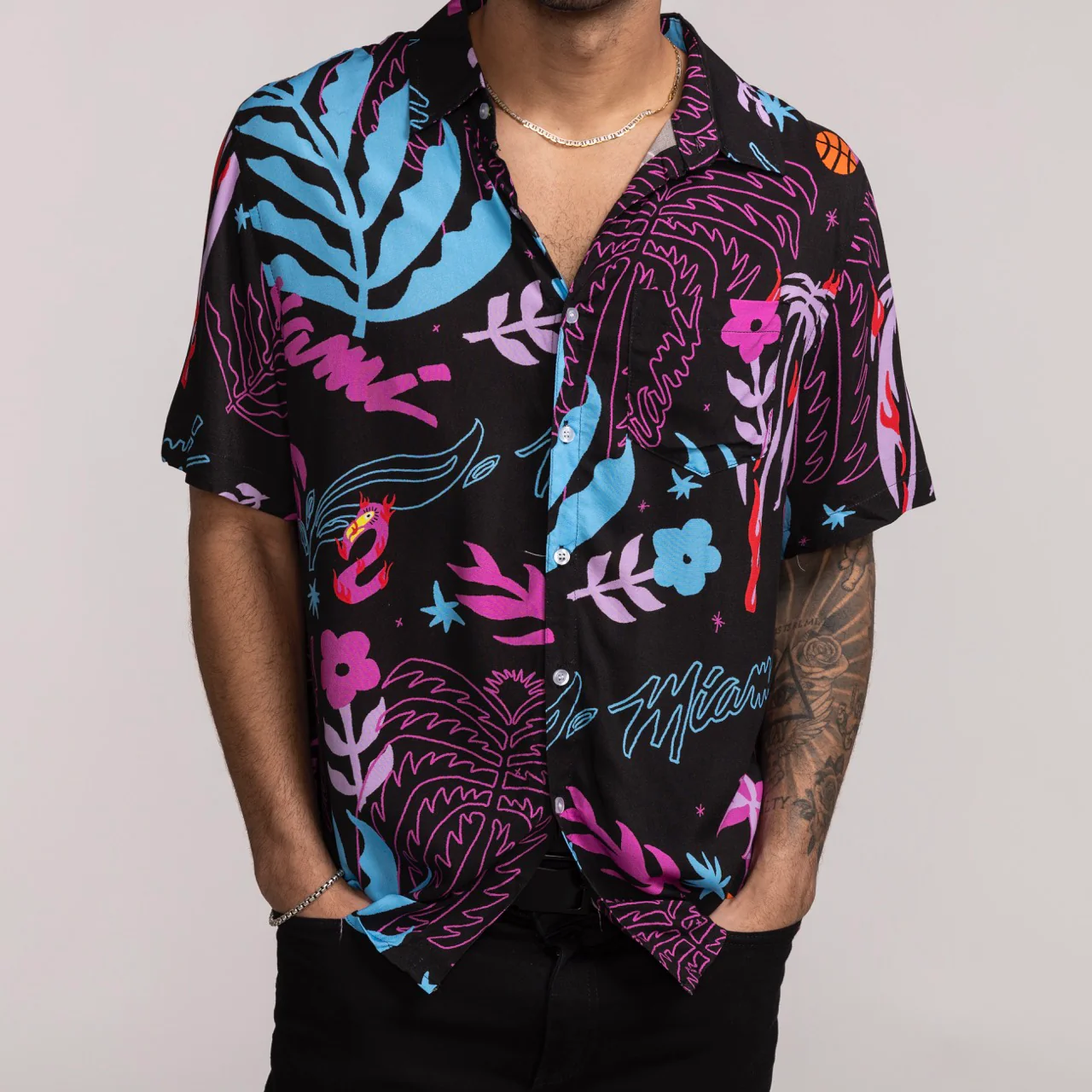Court Culture Vice Floral Button-Down - Image 3