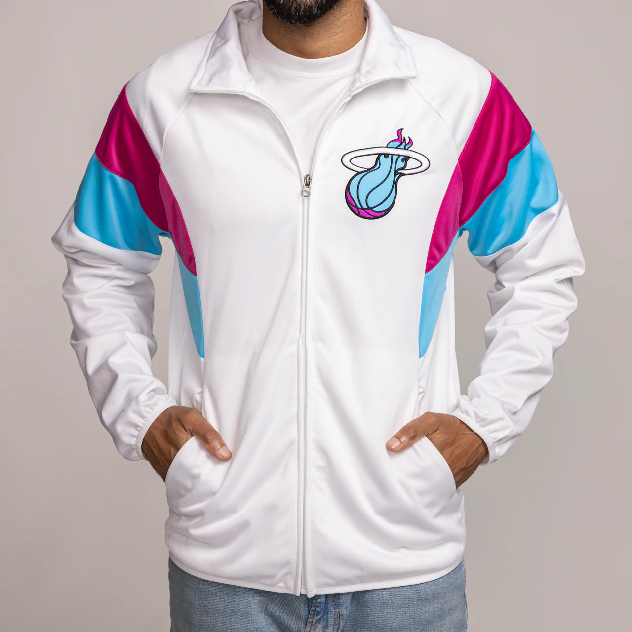 G-III Sports Miami HEAT Original Vice Full Zip Jacket - Image 3