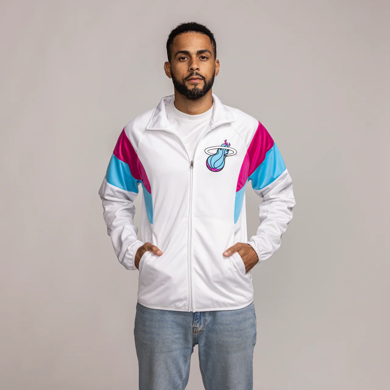 G-III Sports Miami HEAT Original Vice Full Zip Jacket - Image 4