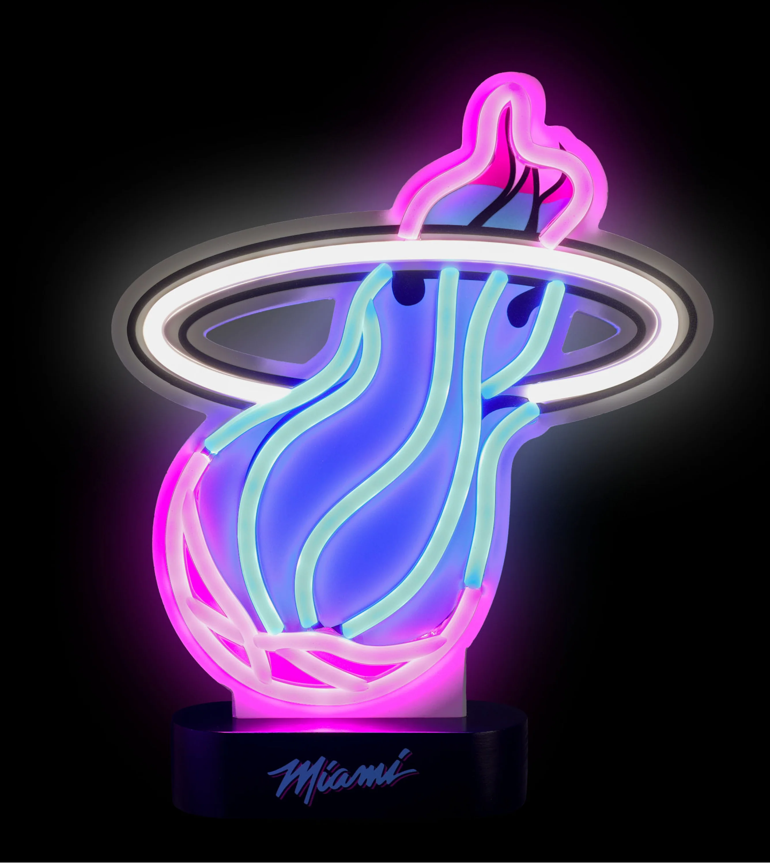 Miami HEAT Original Vice Table Top Neon Sign - Image 2