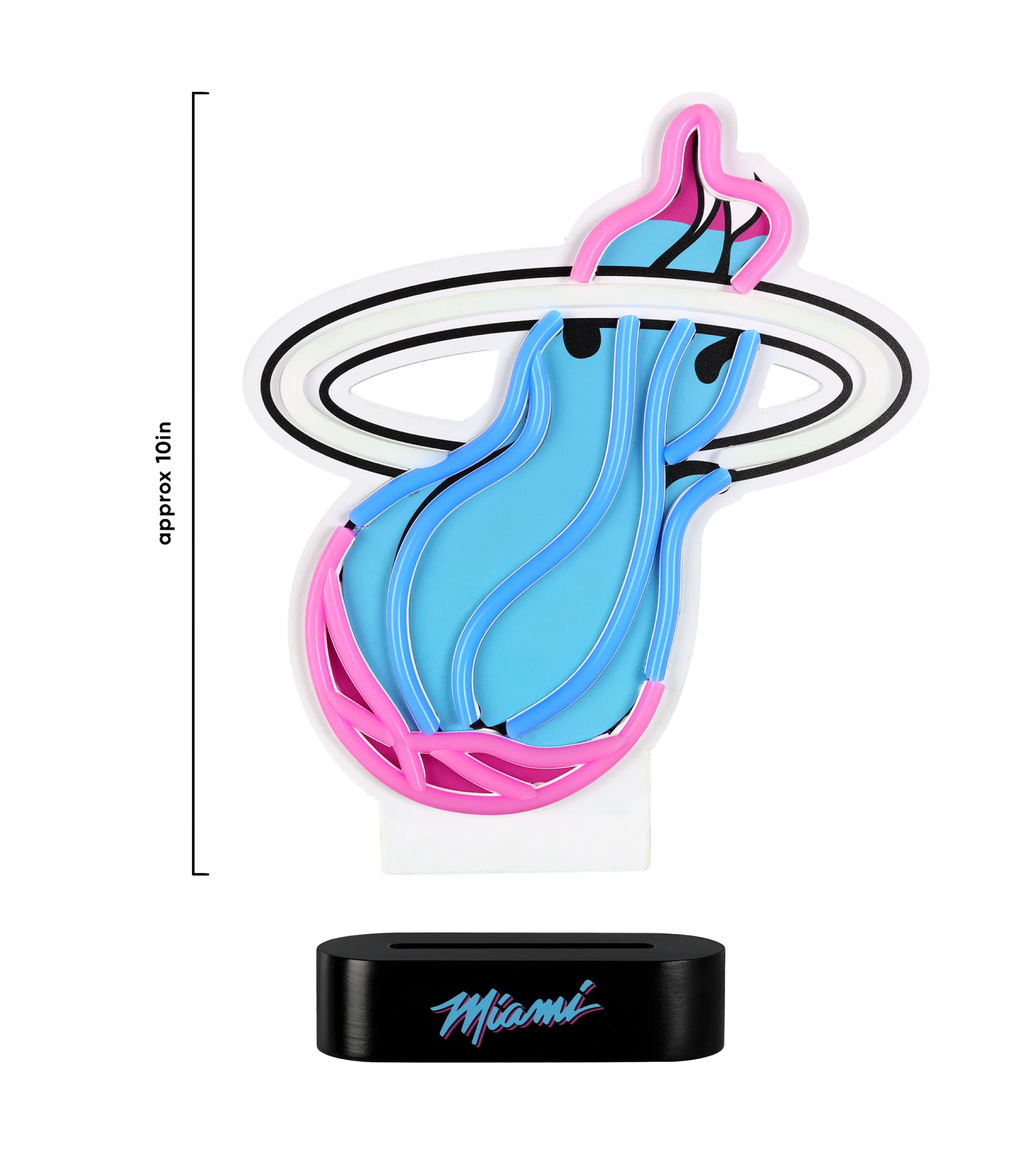 Miami HEAT Original Vice Table Top Neon Sign - Image 4