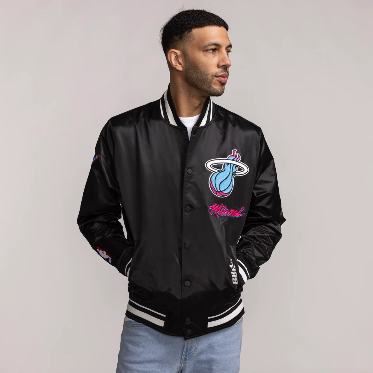 Pro Standard Miami HEAT Original Vice Satin Jacket