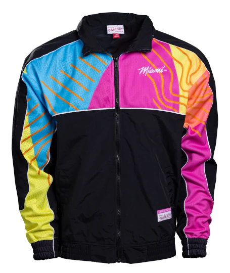 Court Culture x Mitchell & Ness Original Vice Nights "Spectrum" Windbreaker - Image 5
