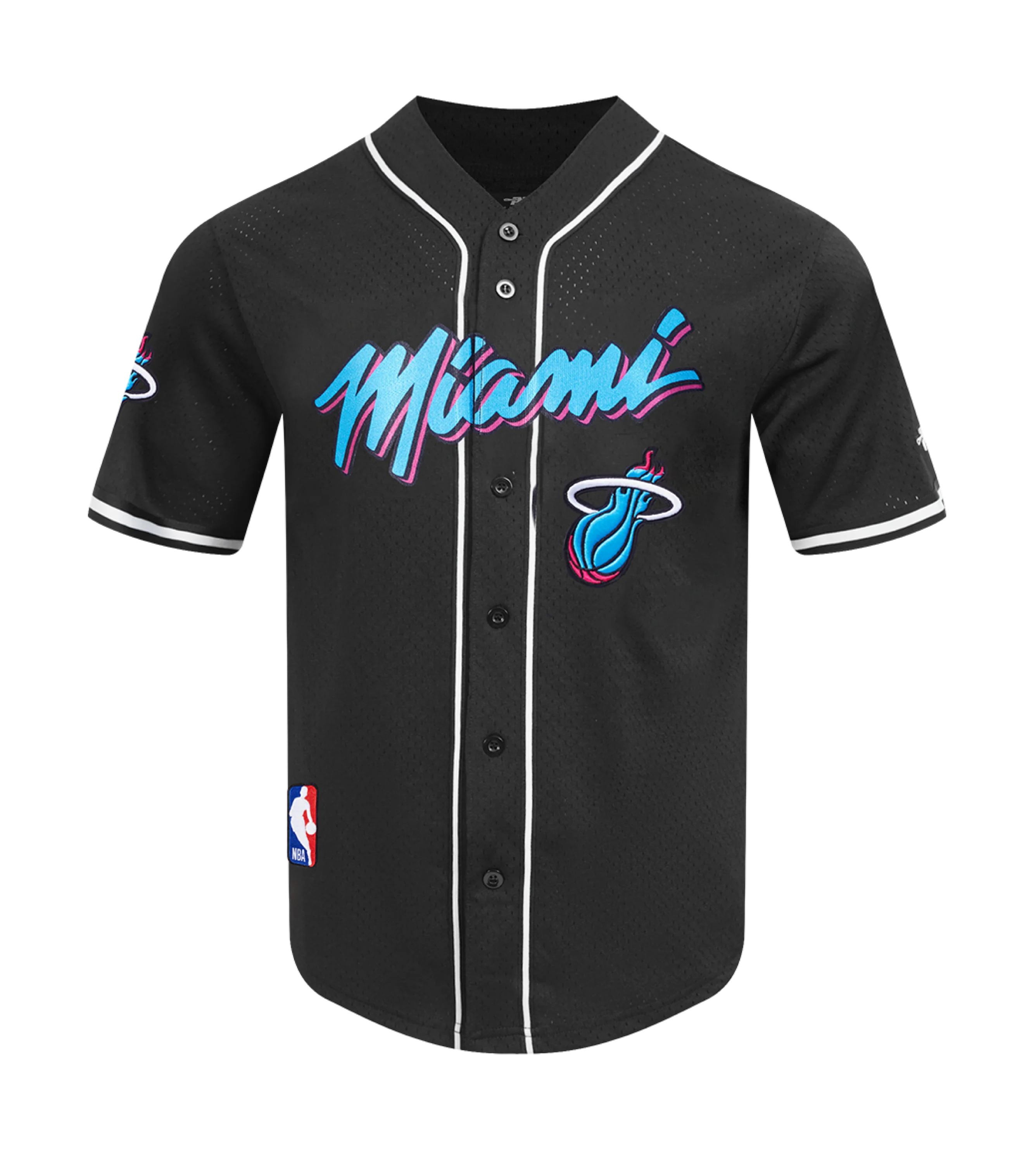 Pro Standard Miami HEAT Original Vice Nights Baseball Jersey - Image 5