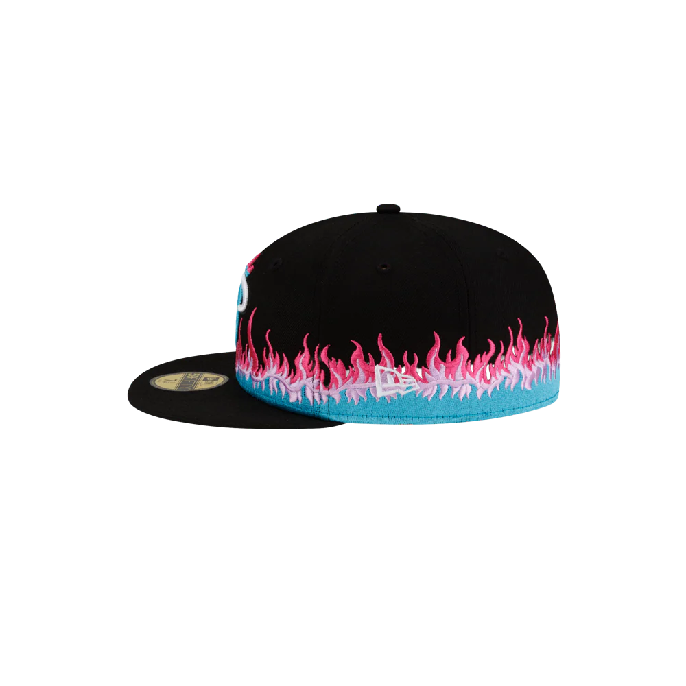 Court Culture Original Vice Nights "Neon Blaze" Fitted Hat - Image 4