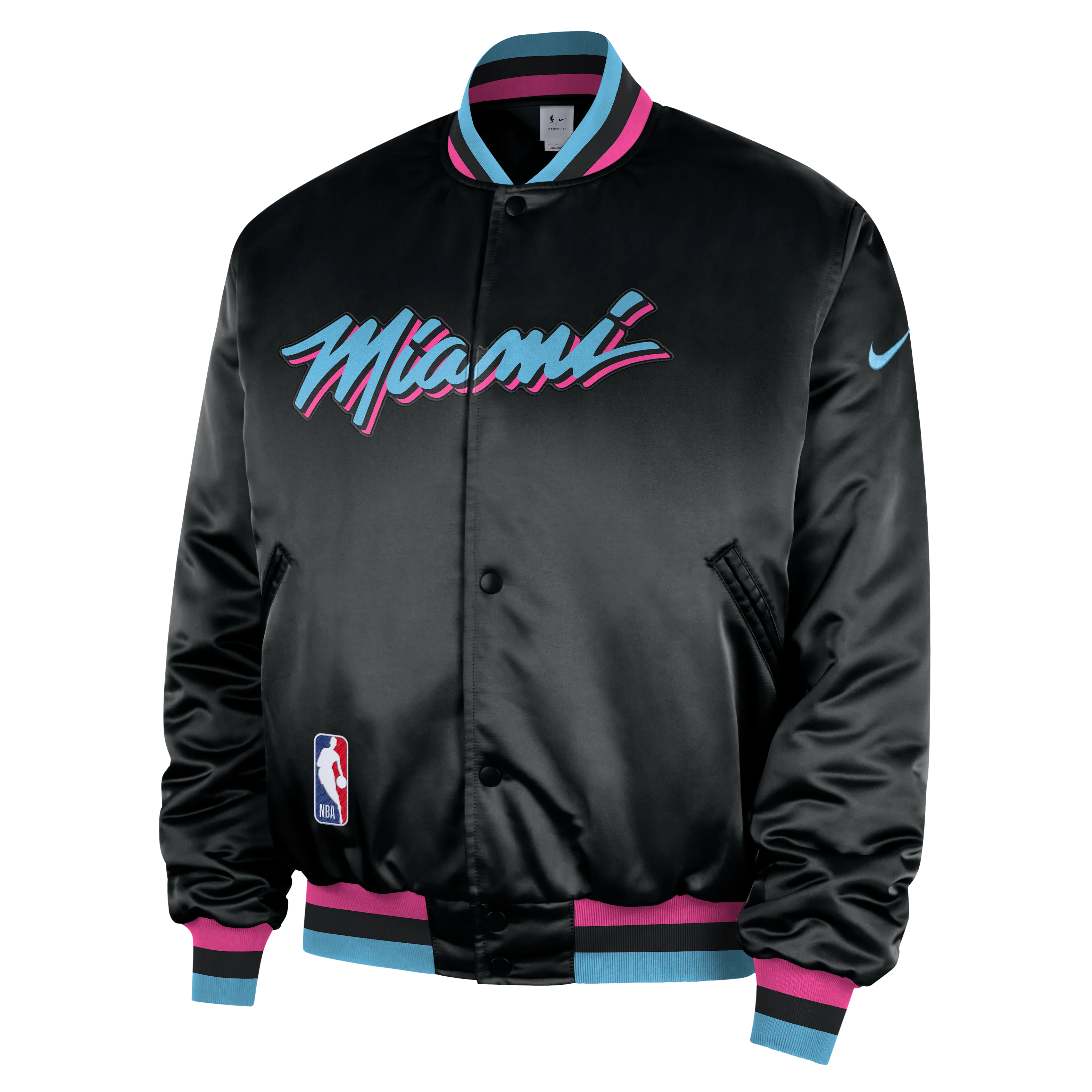 Nike Miami HEAT Original Vice Nights Bomber Jacket - Image 4