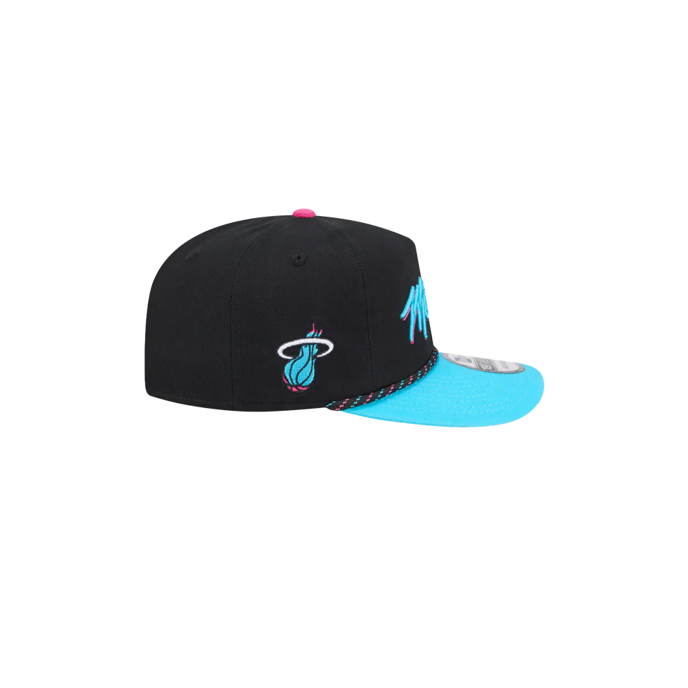 New Era Miami HEAT Original Vice Nights Rope Snapback - Image 4