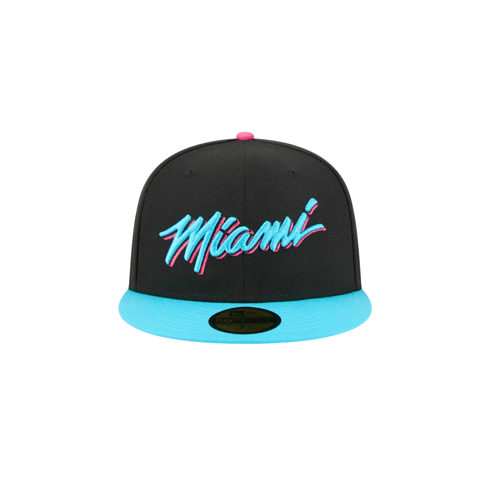 New Era Miami HEAT Original Vice Nights Fitted Hat