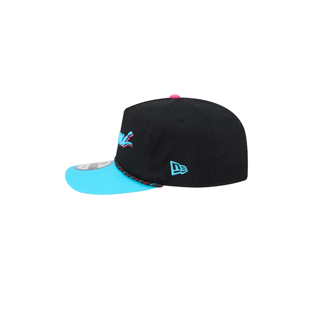 New Era Miami HEAT Original Vice Nights Stretch Snapback - Image 3