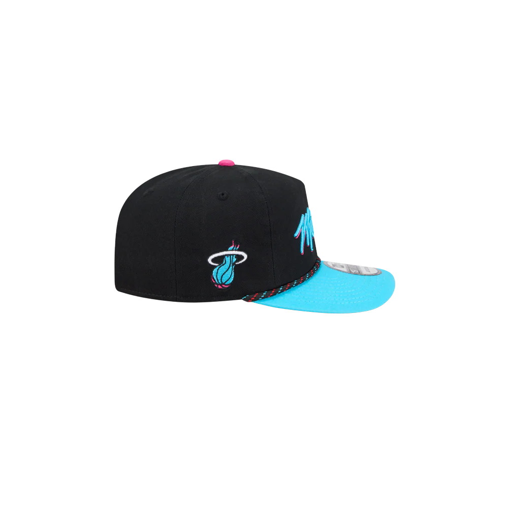 New Era Miami HEAT Original Vice Nights Stretch Snapback - Image 5