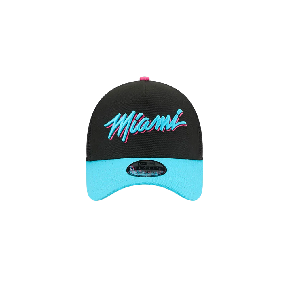 New Era Miami HEAT Original Vice Nights Trucker Snapback