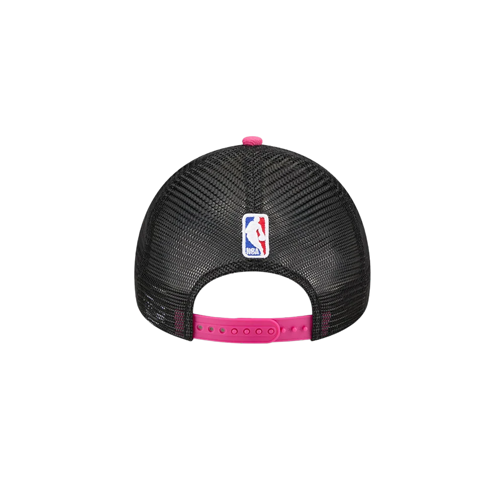 New Era Miami HEAT Original Vice Nights Trucker Snapback - Image 2