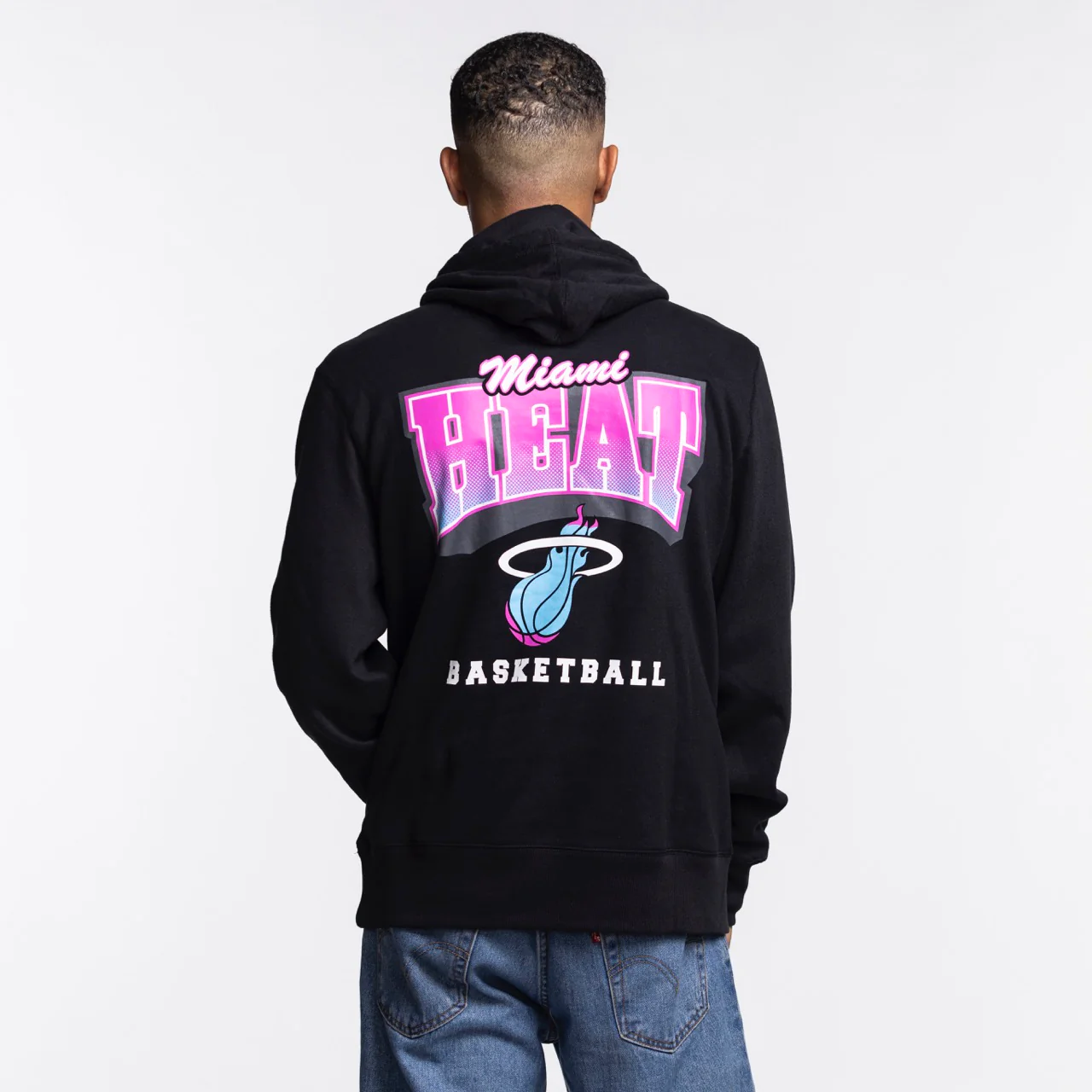 '47 Brand Miami HEAT Original Vice Nights Hoodie - Image 2