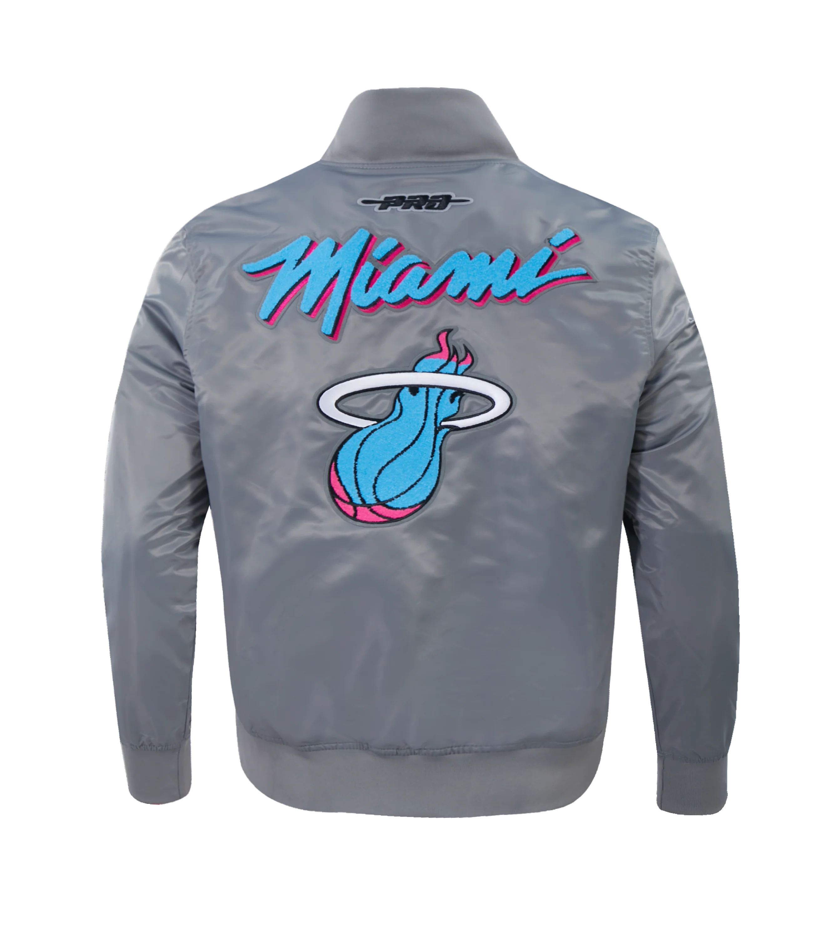 Pro Standard Miami HEAT Original Vice Nights Satin Jacket - Image 7