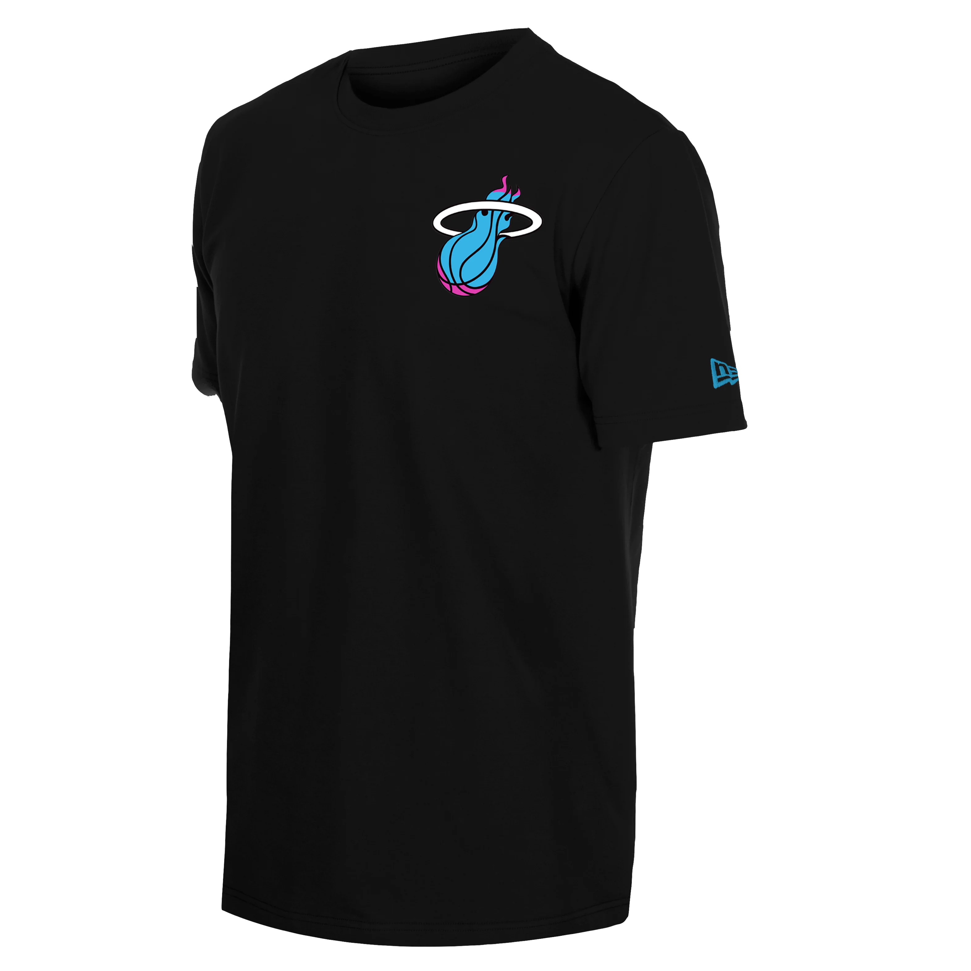 New Era Miami HEAT Original Vice Nights Back Print Tee - Image 5