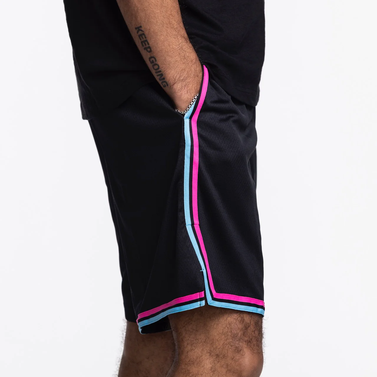 Nike Miami HEAT Original Vice Nights Swingman Shorts - Image 4