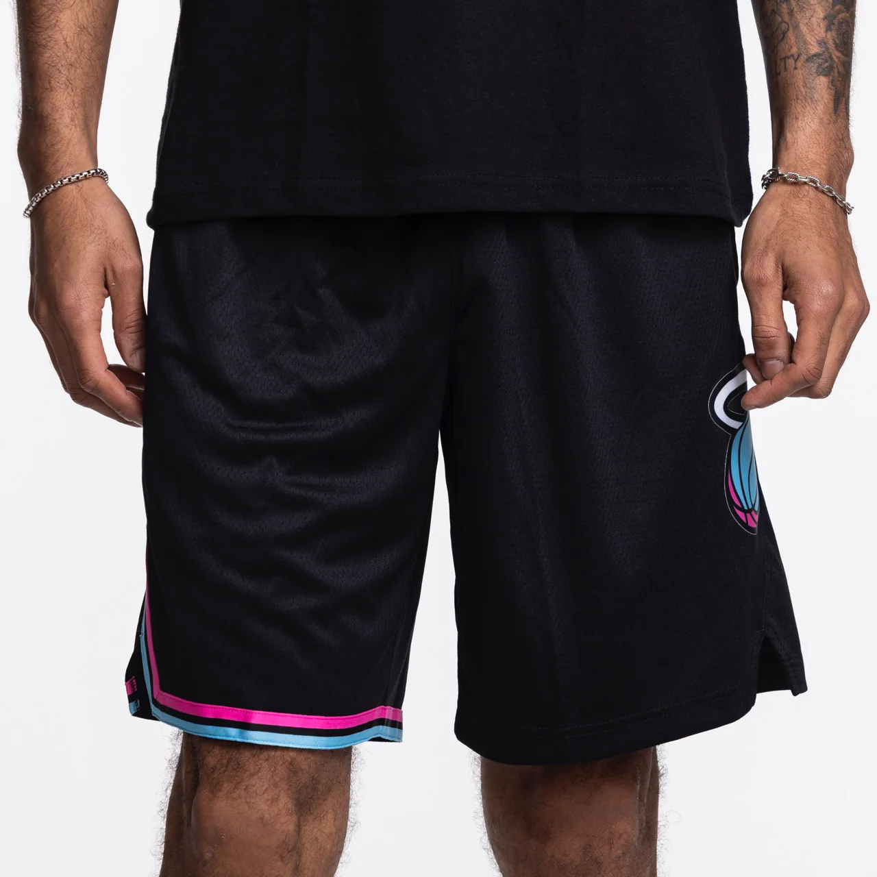 Nike Miami HEAT Original Vice Nights Swingman Shorts - Image 5