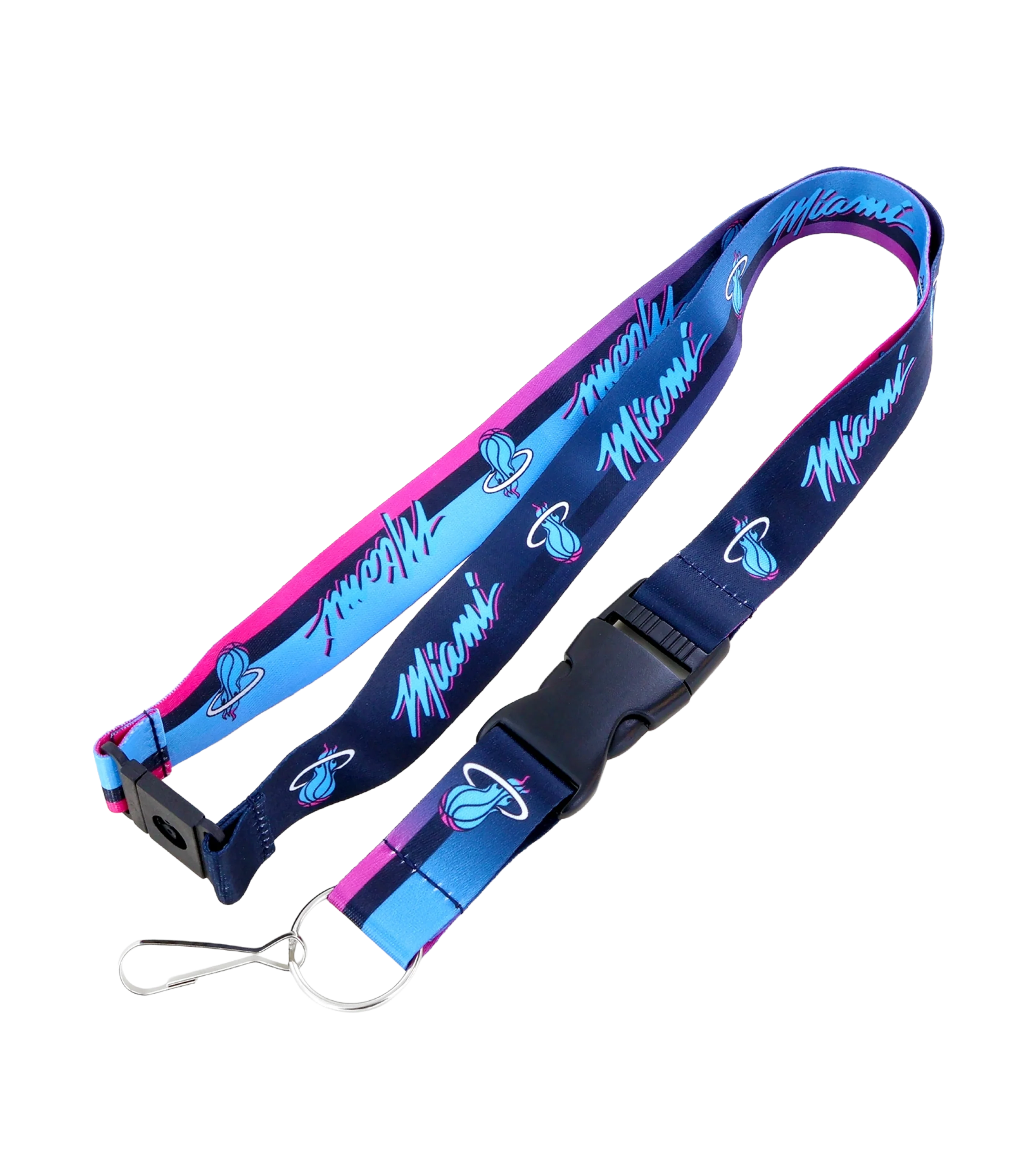 Miami HEAT Original Vice Nights Fade Lanyard