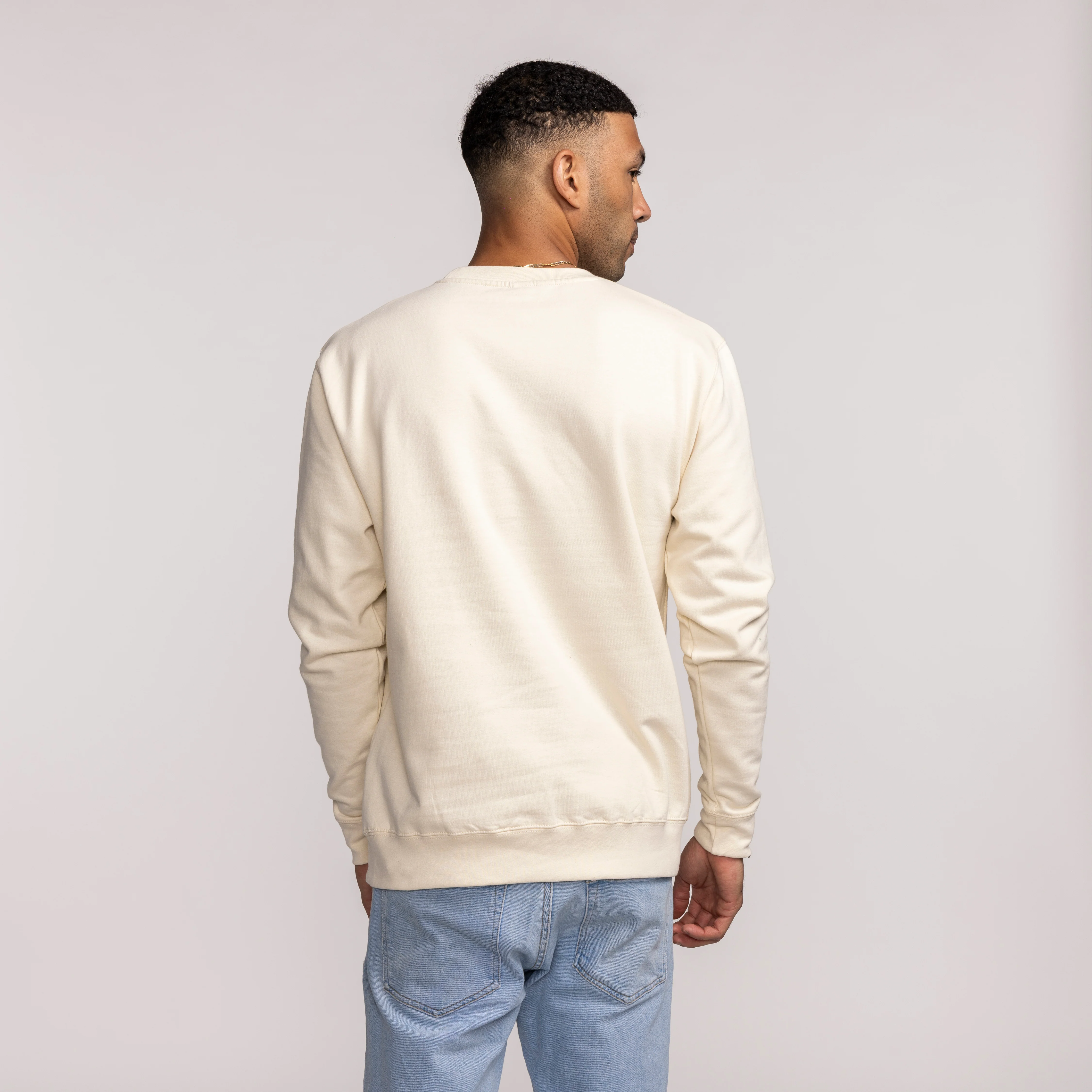 B2SS Miami HEAT Cream Vintage Crewneck - Image 2