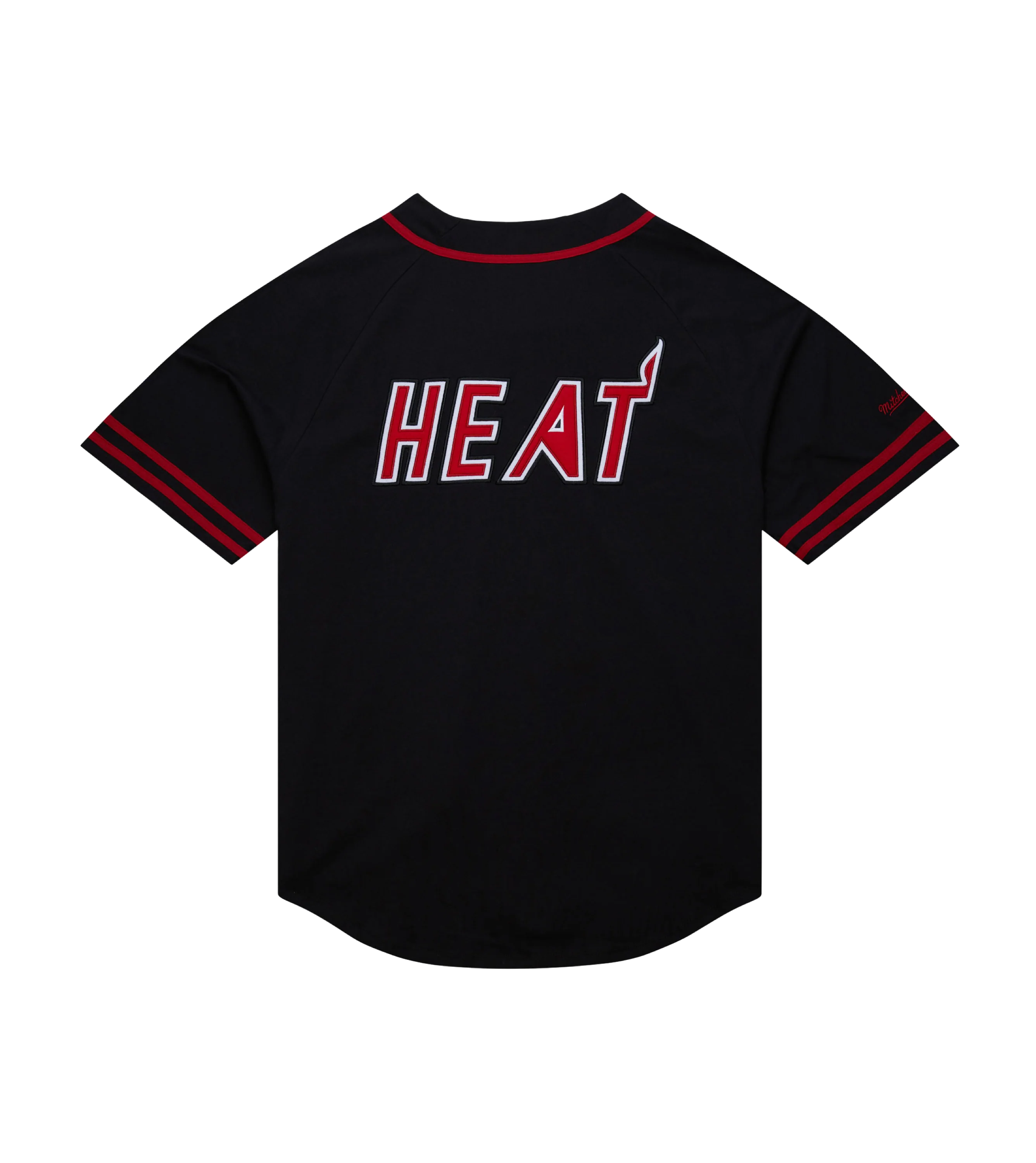 Mitchell & Ness Miami HEAT Button Down Tee - Image 2