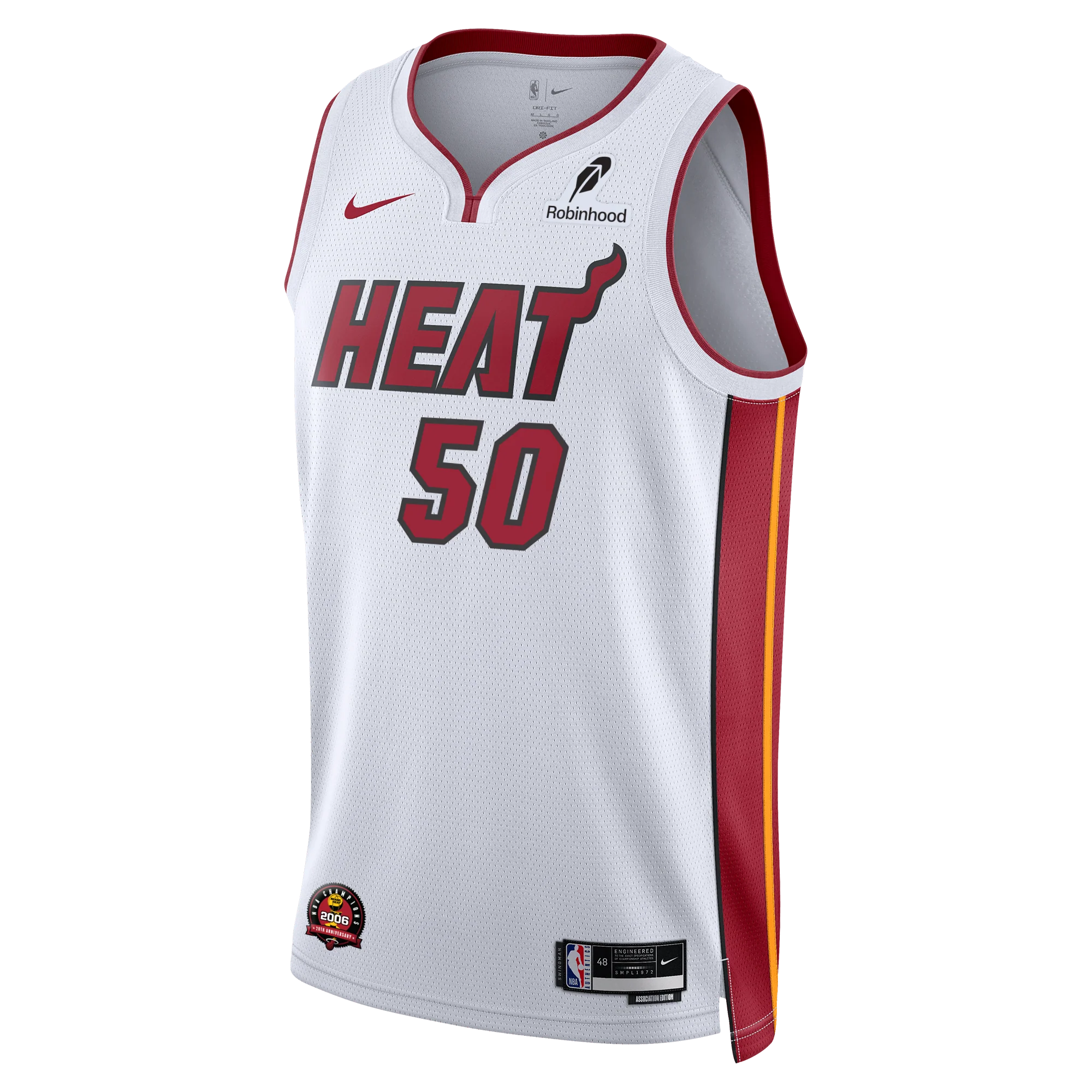 Vladislav Goldin Nike Miami HEAT Association White Youth Swingman Jersey