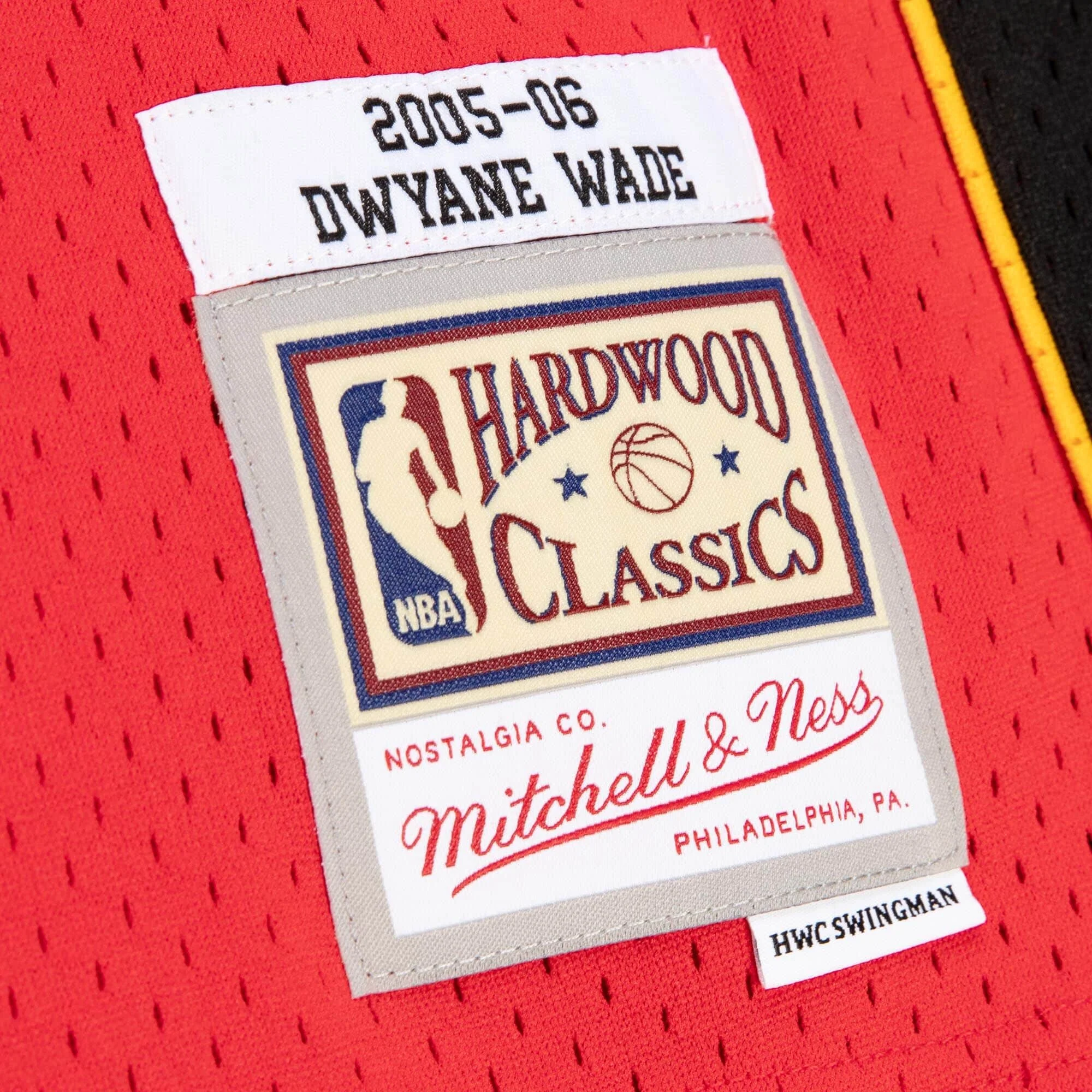Dwyane Wade Mitchell and Ness Miami HEAT 2005-06 Swingman Jersey - Image 4