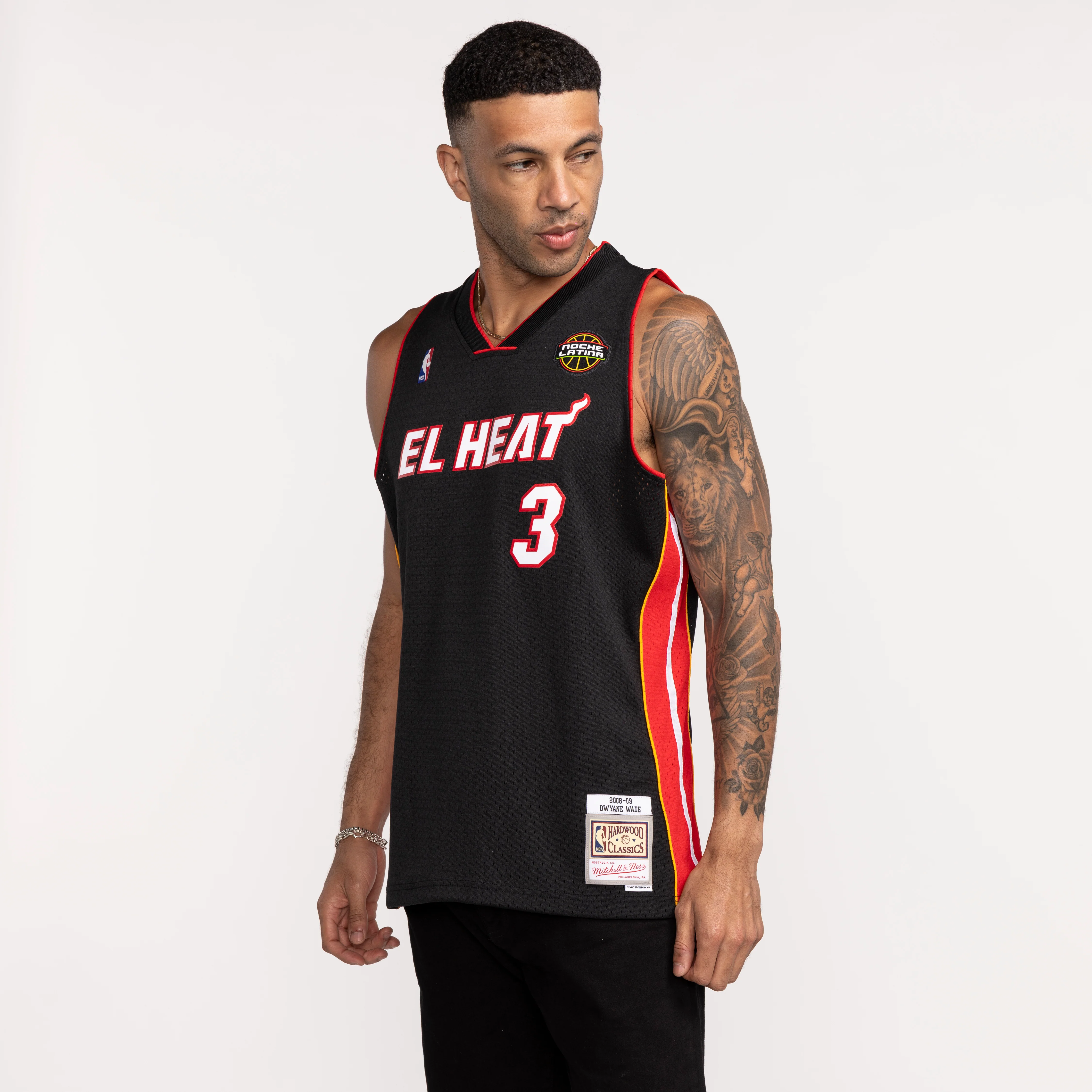 Dwyane Wade Mitchell & Ness 2008-09 EL HEAT Swingman Jersey