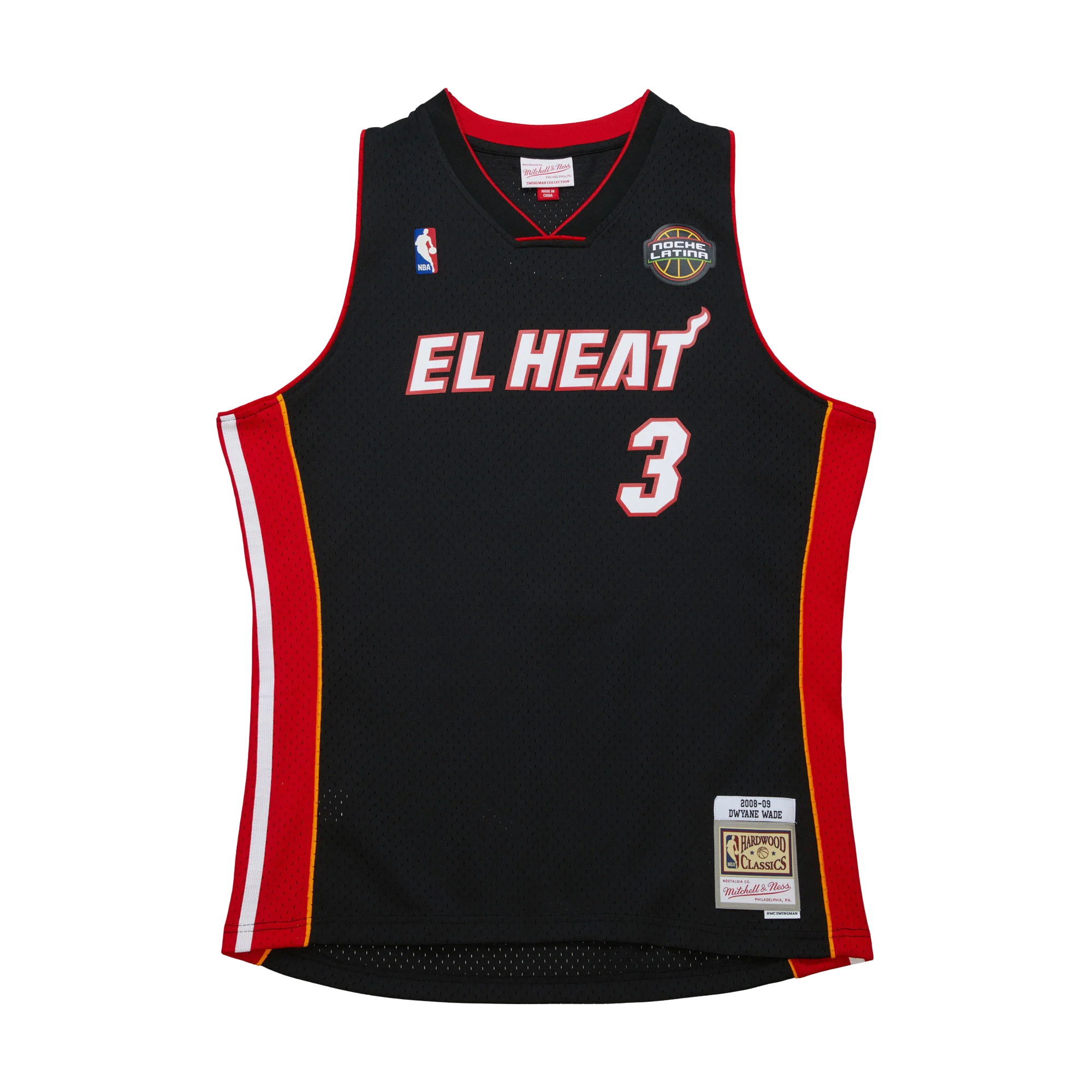 Dwyane Wade Mitchell & Ness 2008-09 EL HEAT Swingman Jersey - Image 5