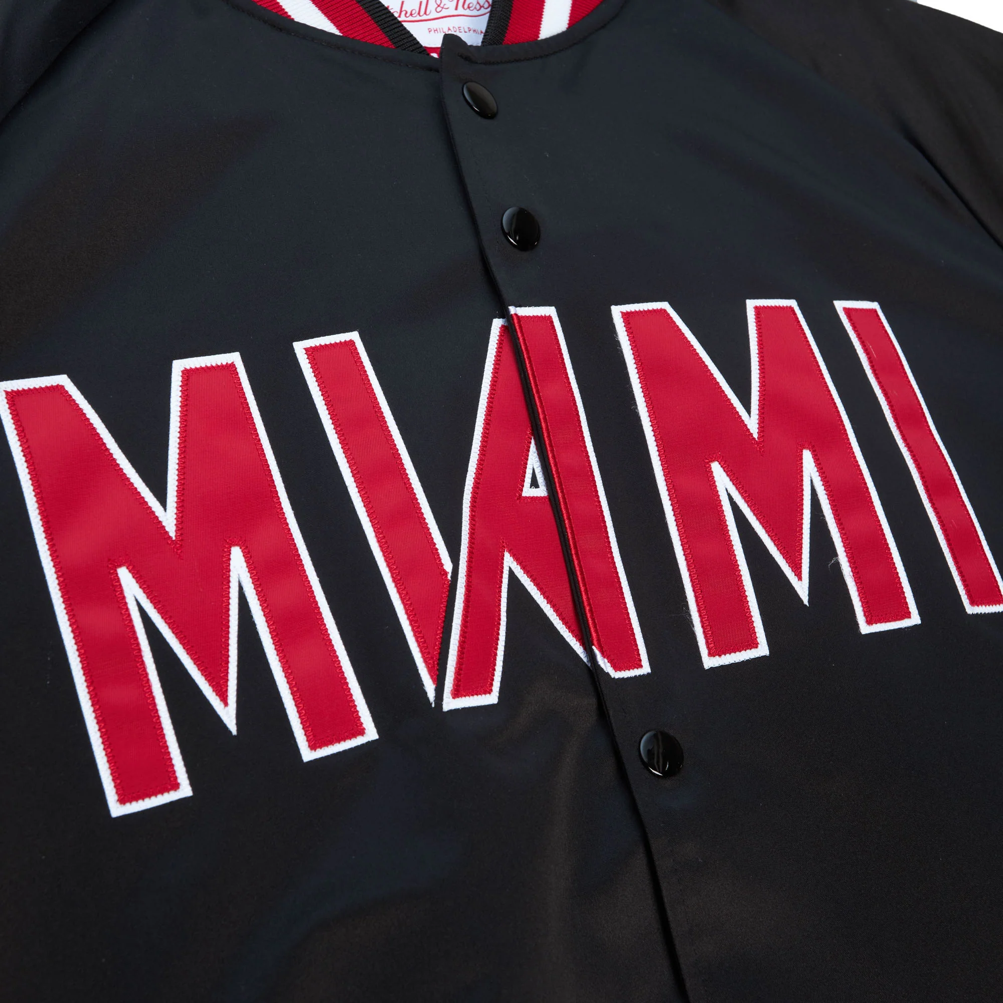 Court Culture x Mitchell and Ness Wade HOF Satin Jacket - Image 6