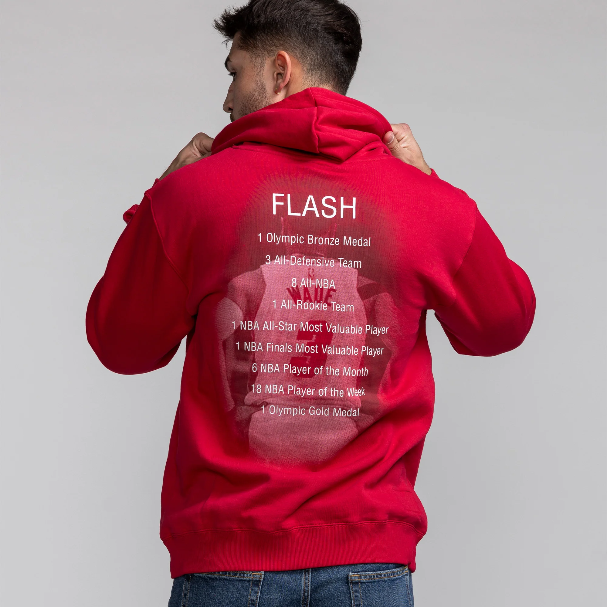 Dwyane Wade Mitchell & Ness Vintage Fleece Hoodie - Image 2
