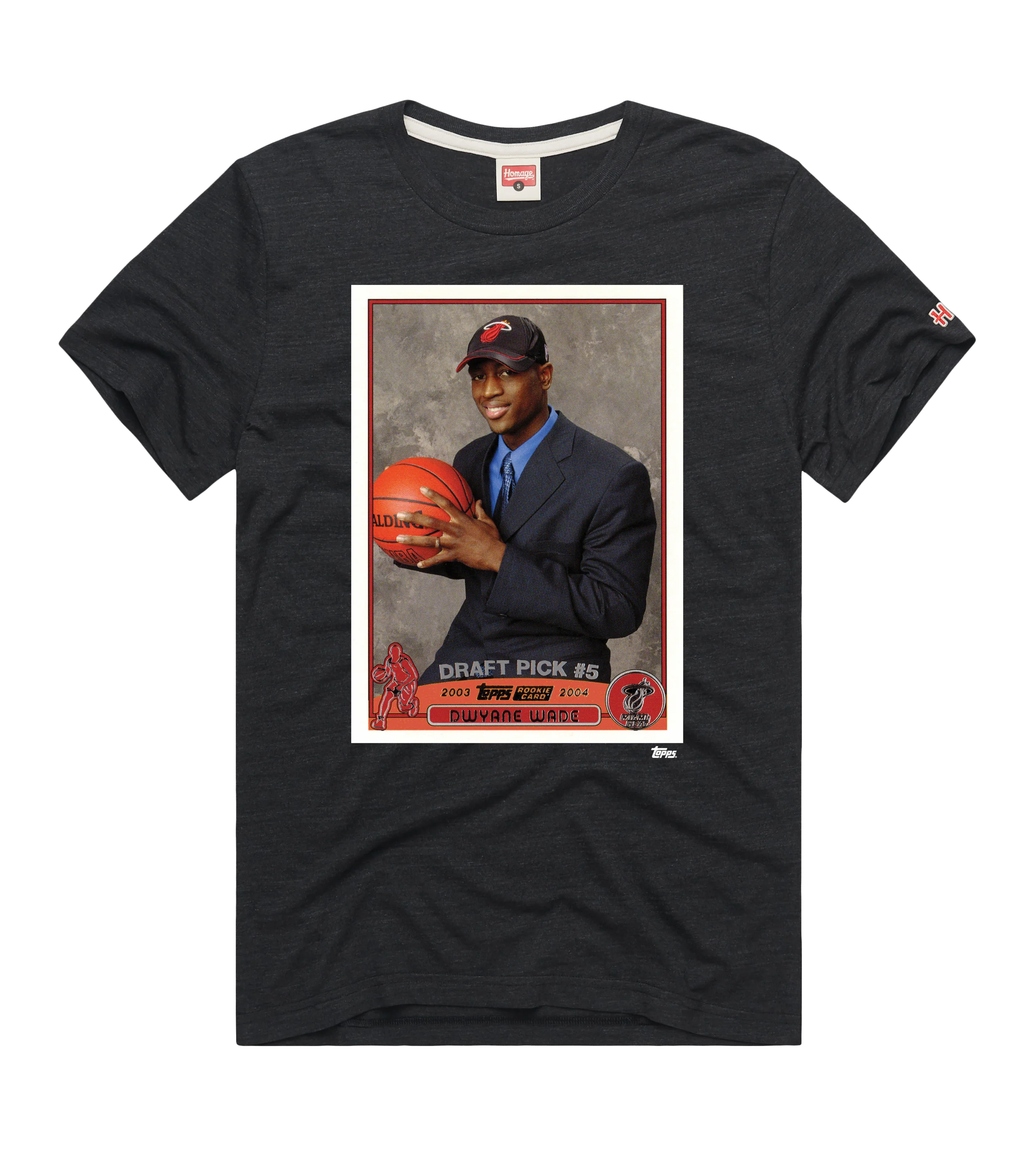 Dwyane Wade Homage Miami HEAT Rookie Card Tee