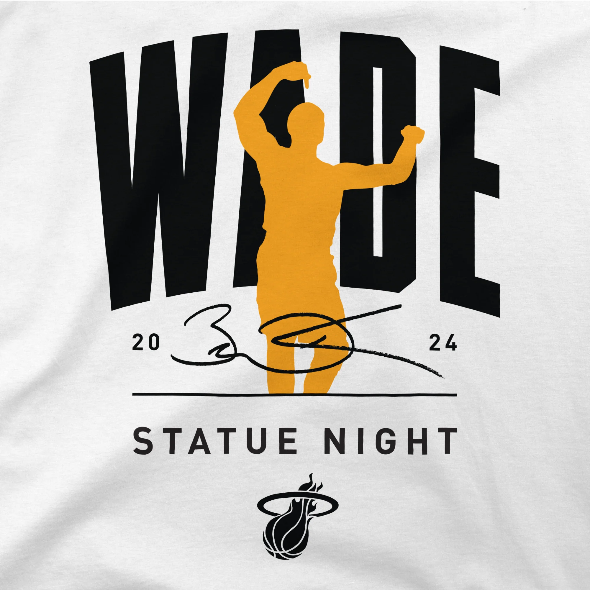 Stadium Essentials Miami HEAT Wade Statue Tee - Image 2