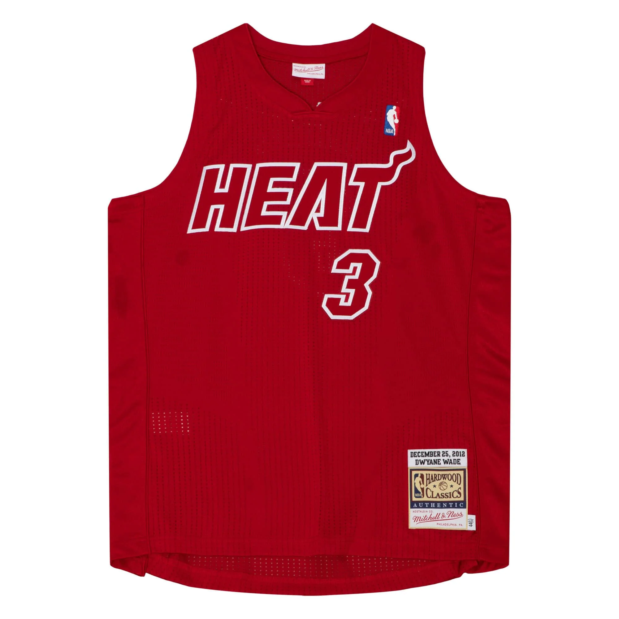 Dwyane Wade Mitchell and Ness 2012-13 Christmas Day Authentic Jersey - HOF Edition - Image 4