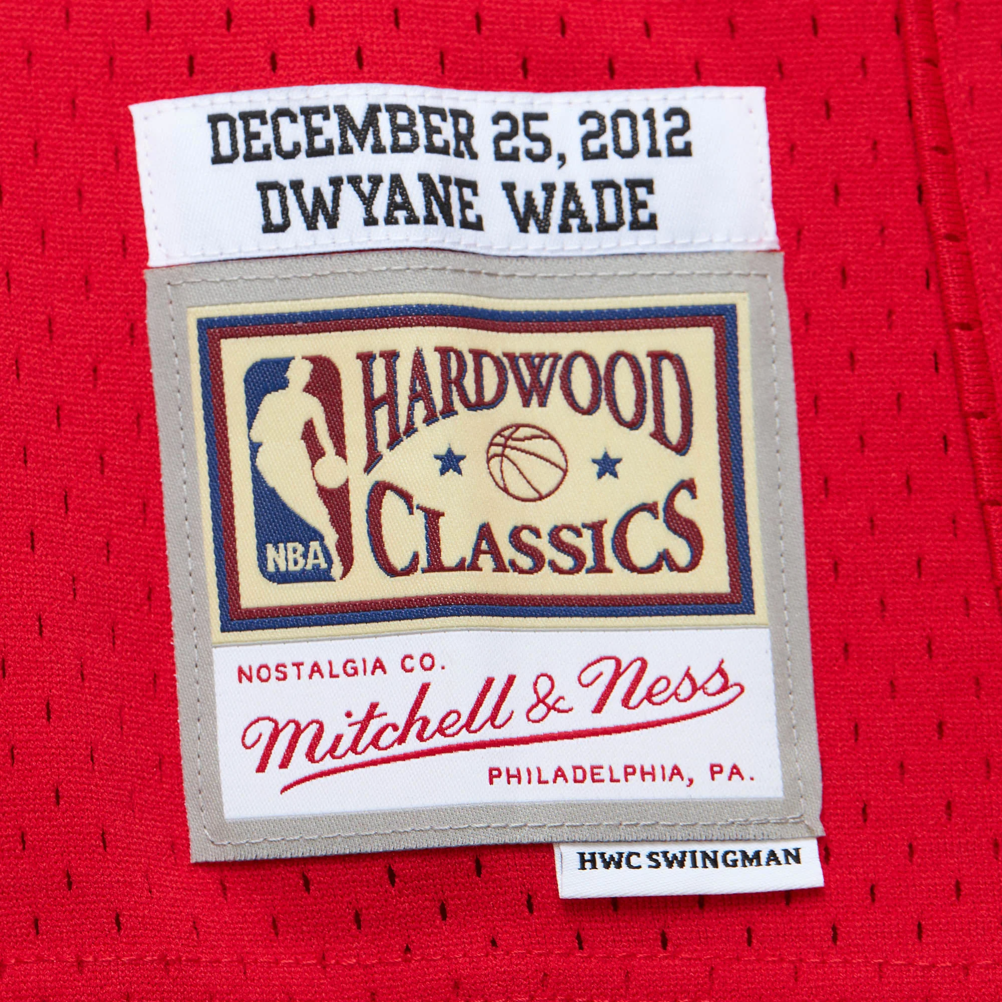 Dwyane Wade Mitchell & Ness 2012-13 Christmas Day Swingman Jersey - Image 4