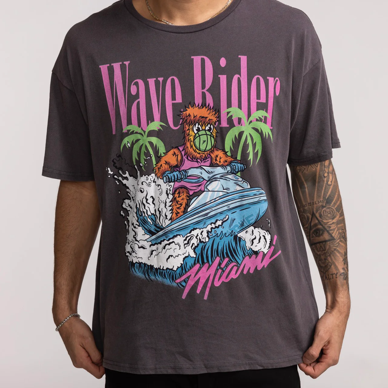 Court Culture Wave Rider Oversized Unisex Tee - Image 3