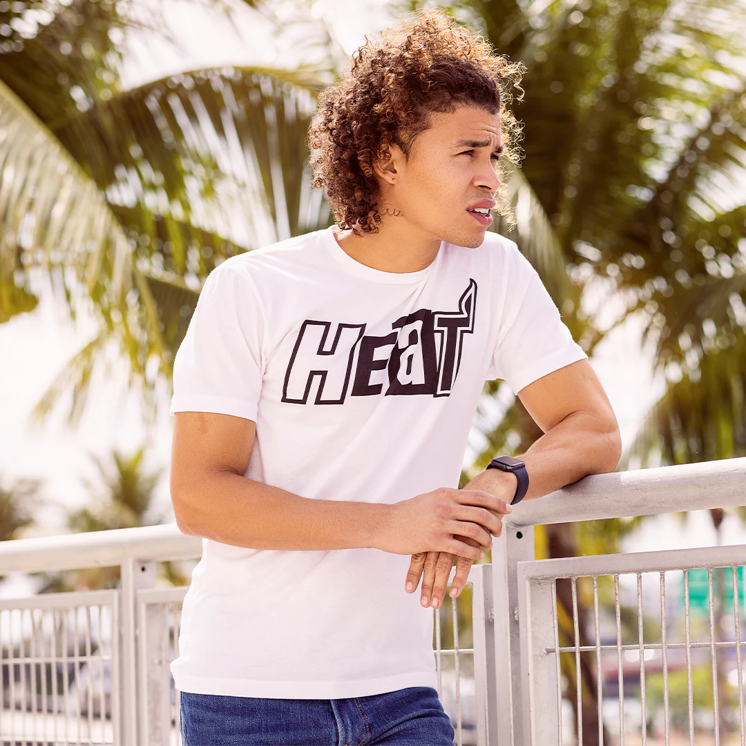 Court Culture White Hot HEAT Men’s Tee - Image 2